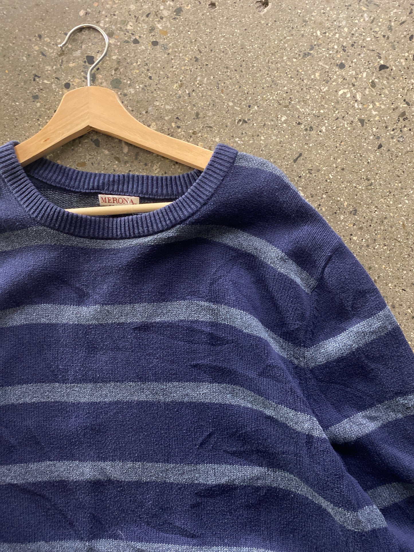 (2X) Merona Striped Knit