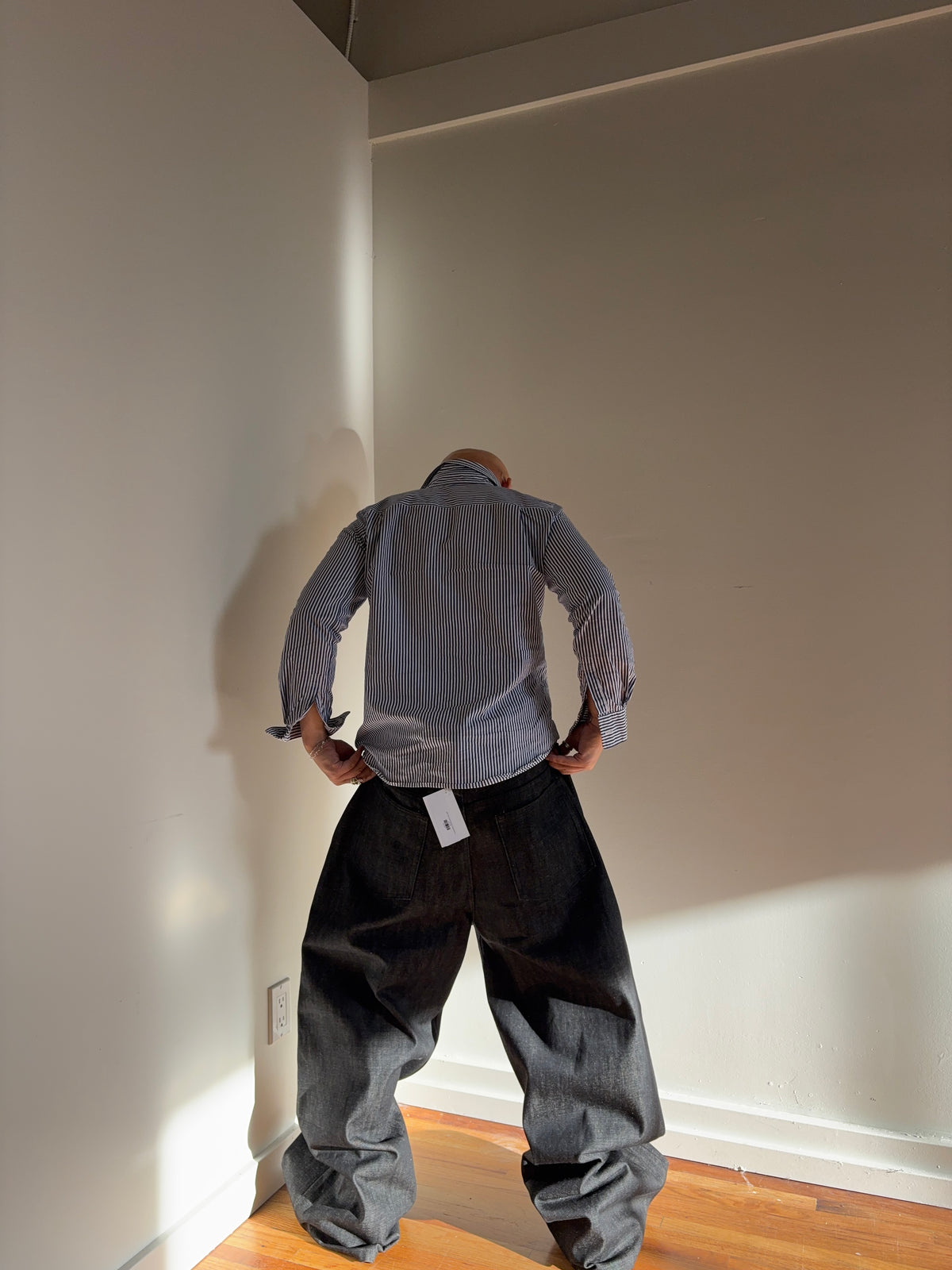 (36”) No Faith Studios Raw Denim
