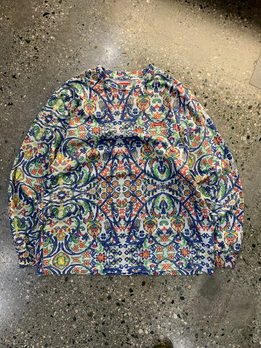 (L/XL) Supreme Tapestry Logo LS