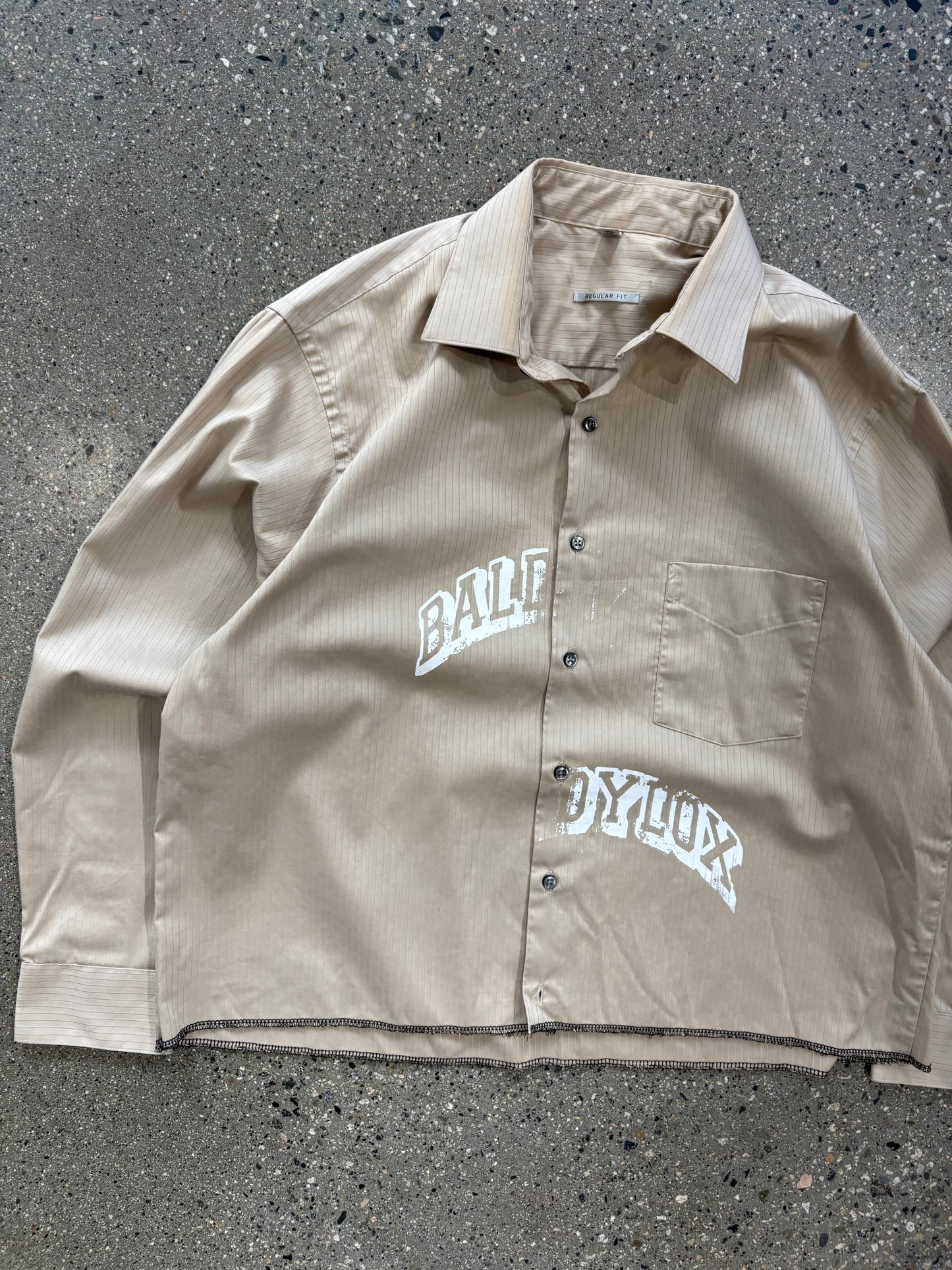 (L/XL) Baldy 1/1 Cropped Button up