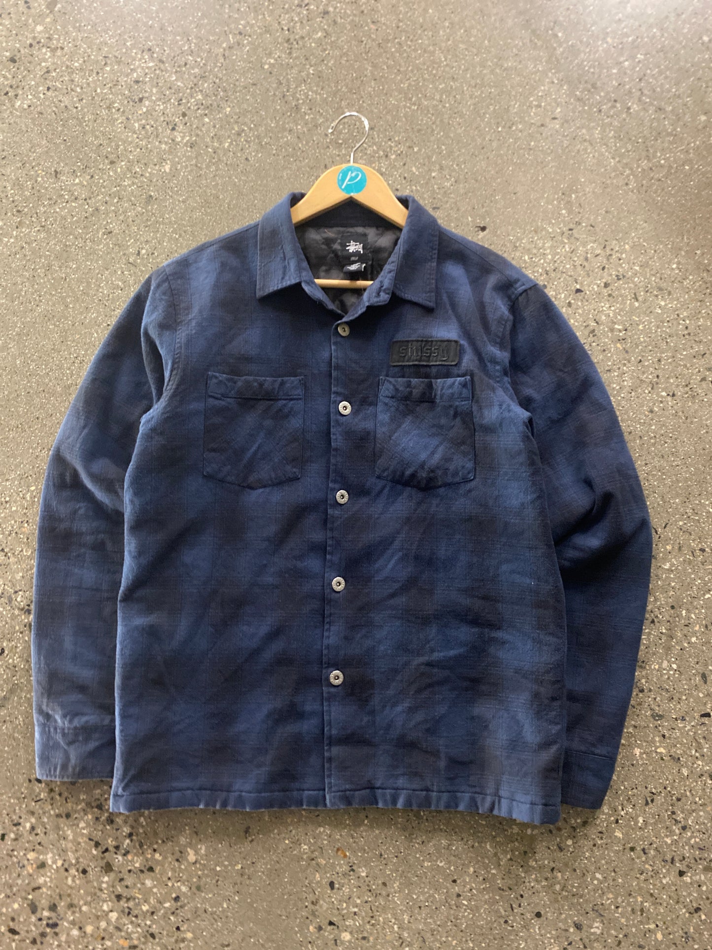 (L) Stussy Insulated Button Up