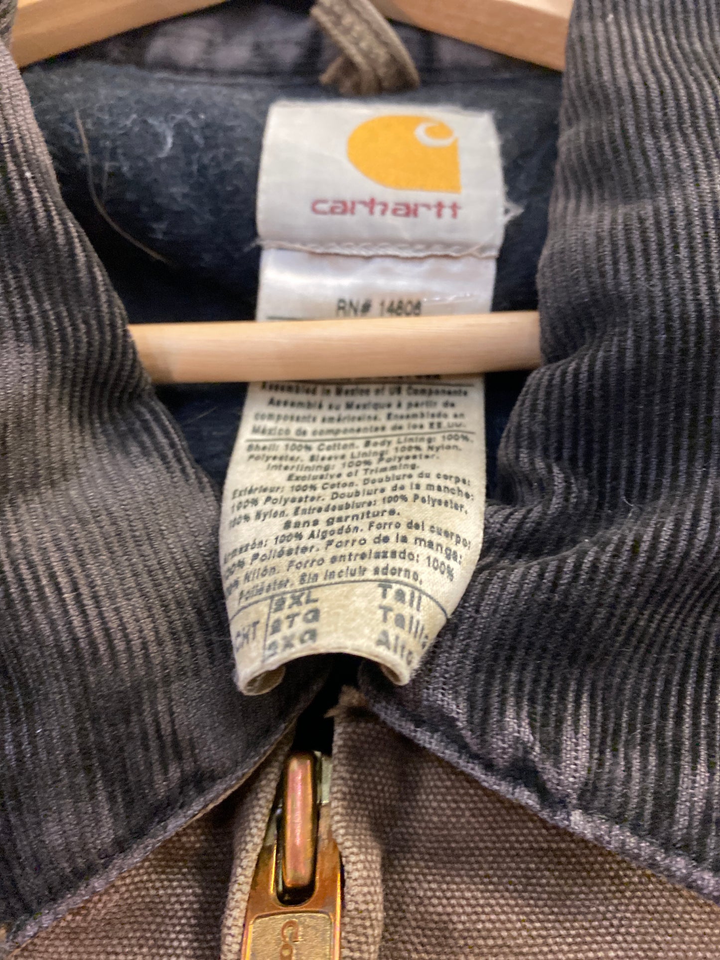 (2XL Tall) Sunfaded Brown Carhartt Santa Fe