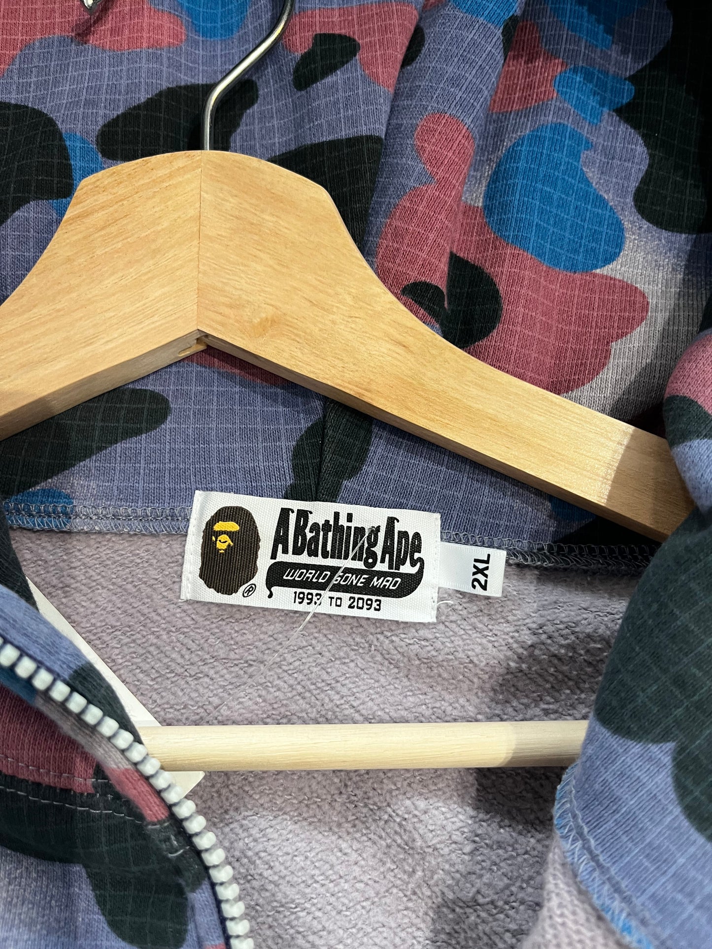 (2X)Bape Full Zip Infared Color Changing