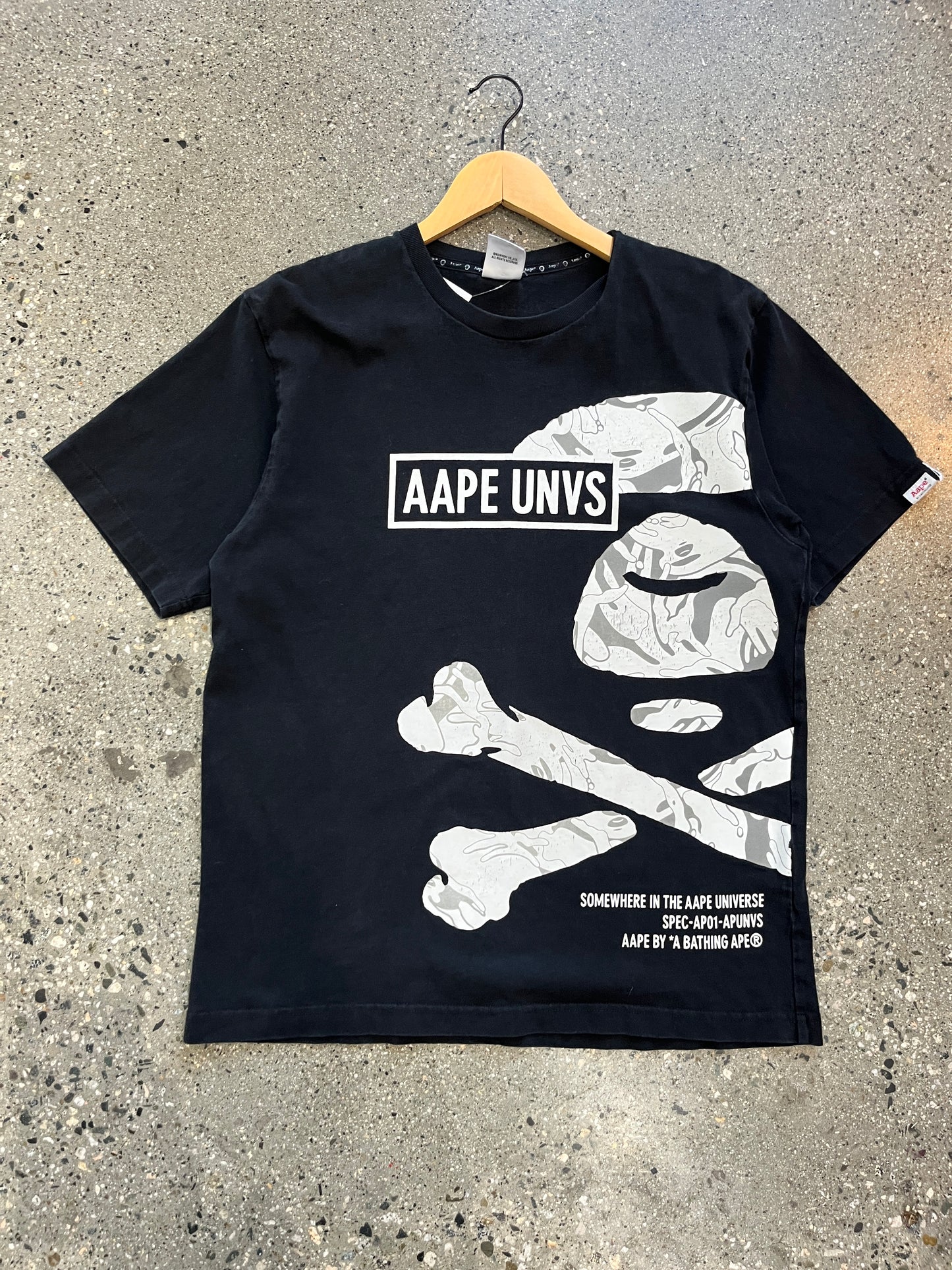(L) AAPE Black Tee