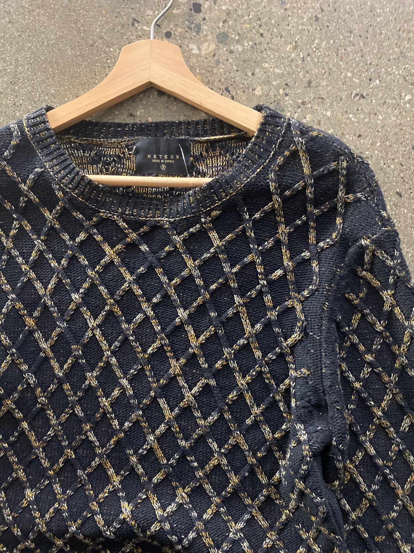(S) Made in Korea Texture Knit