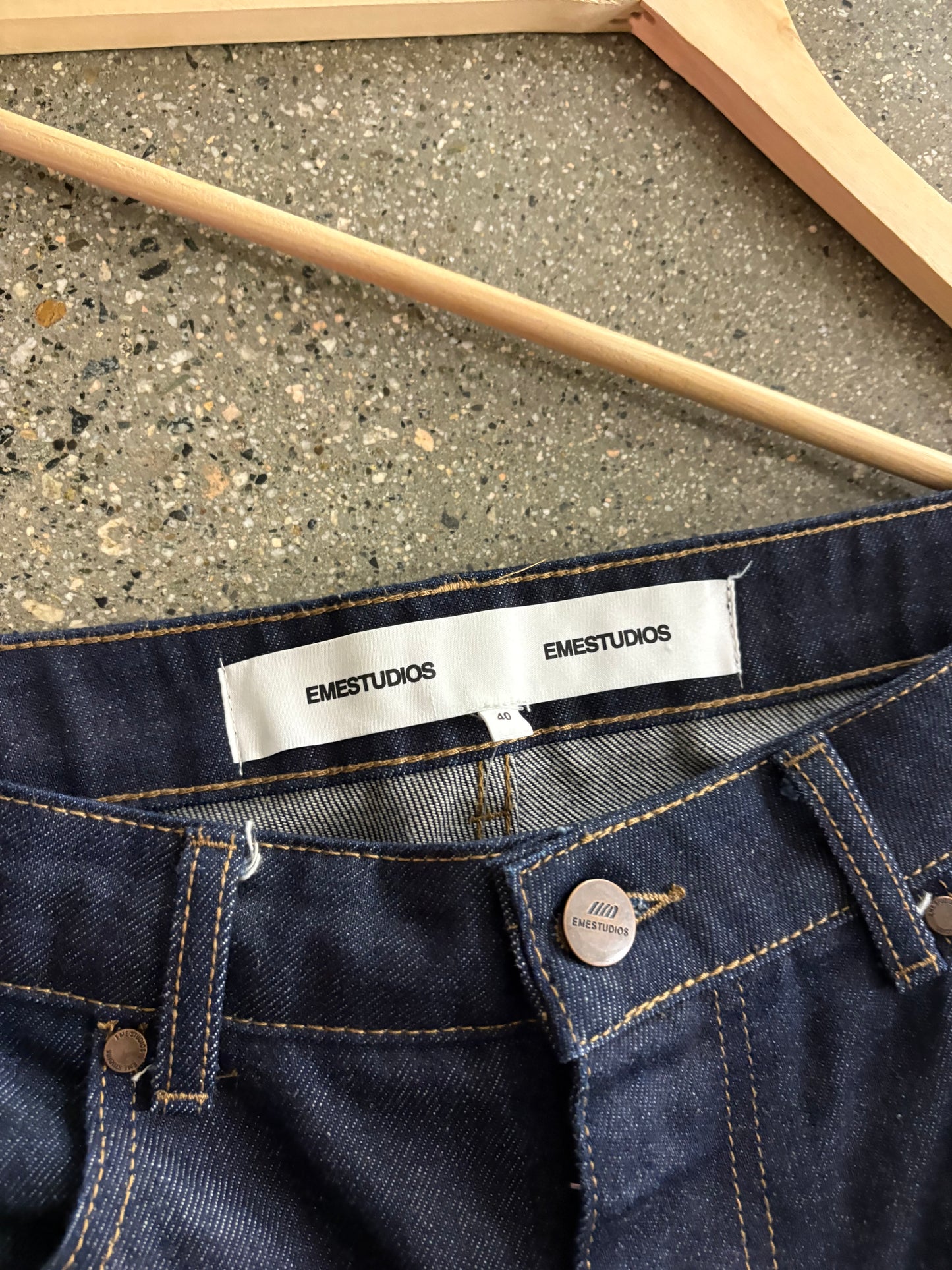 32” Emes Studio Jeans Turned Raw Jeans