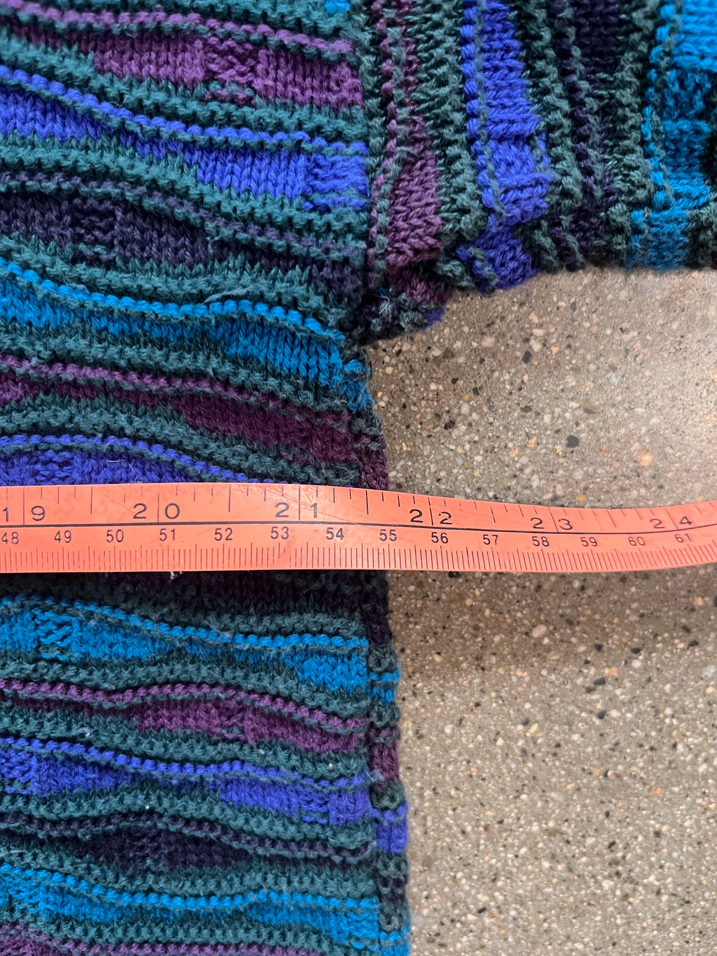 (L/XL) 90s Colours 3D Wavy Knit