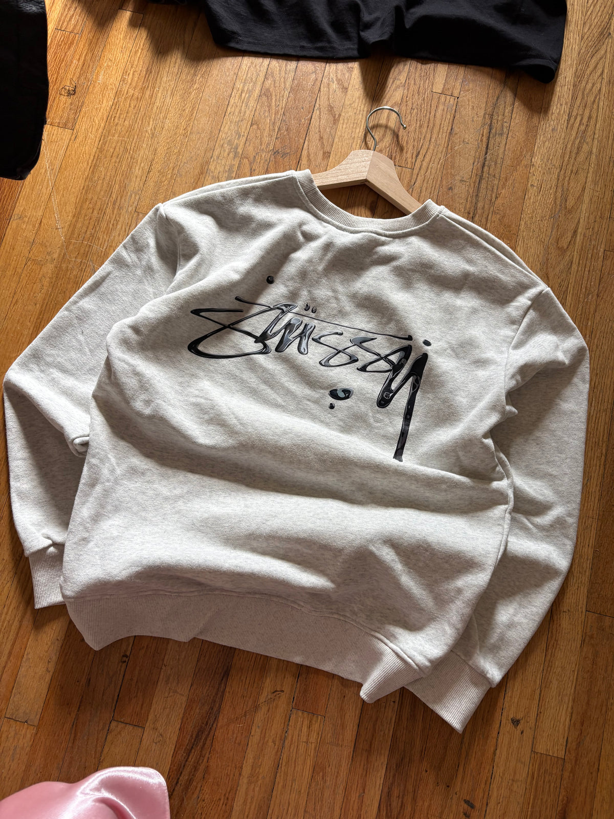 (s/m) Bootleg Stussy Liquid Crewneck