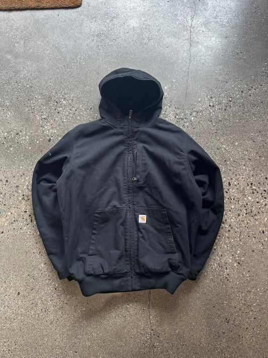 (L) Carhartt Black Swing Hooded Jkt