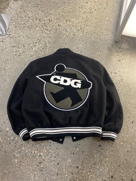 S/M) Stussy x CDG Varsity Jacket – BALDYLOX VINTAGE