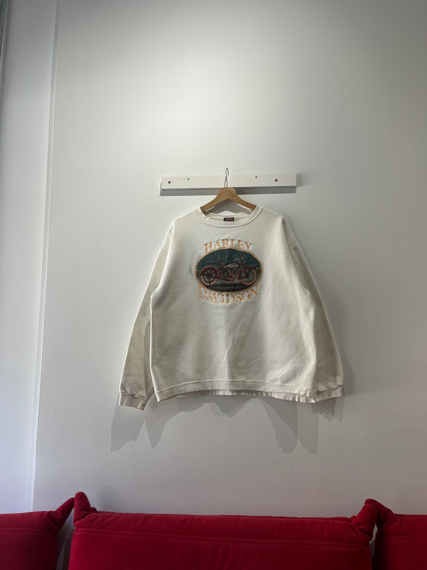 (M) 80s/90s Boxy Harley Davidson Crewneck