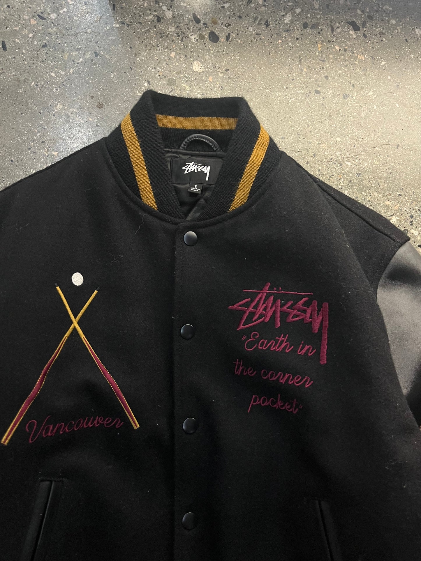 (S) Stussy 40th Anniversary Rare Varsity