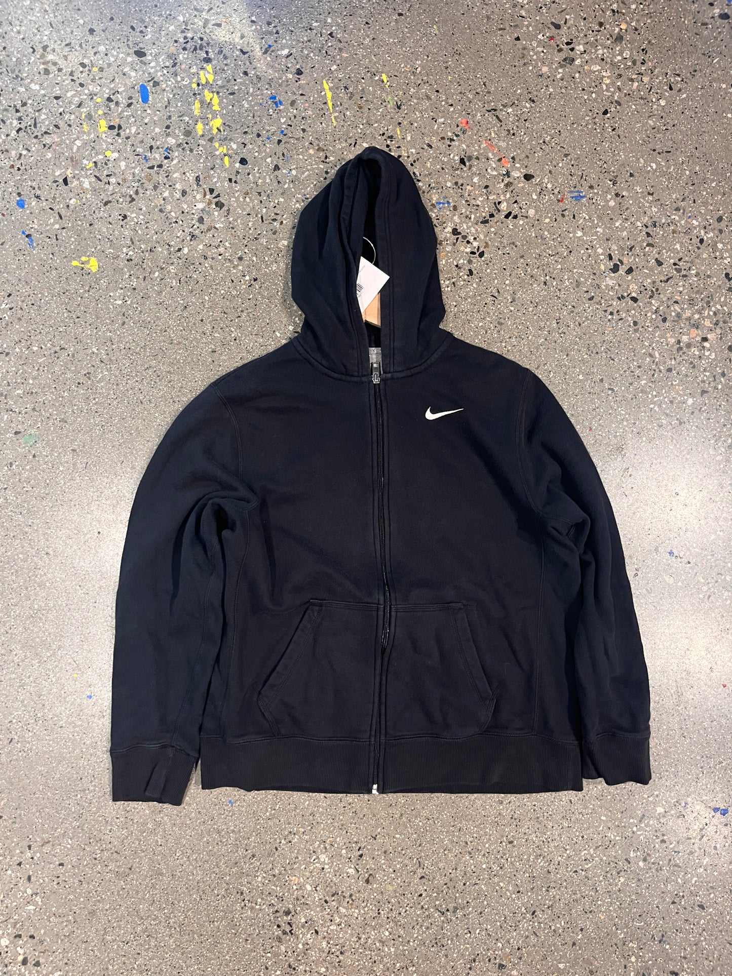(Womens XL) Nike Zip Up Black Hoodie