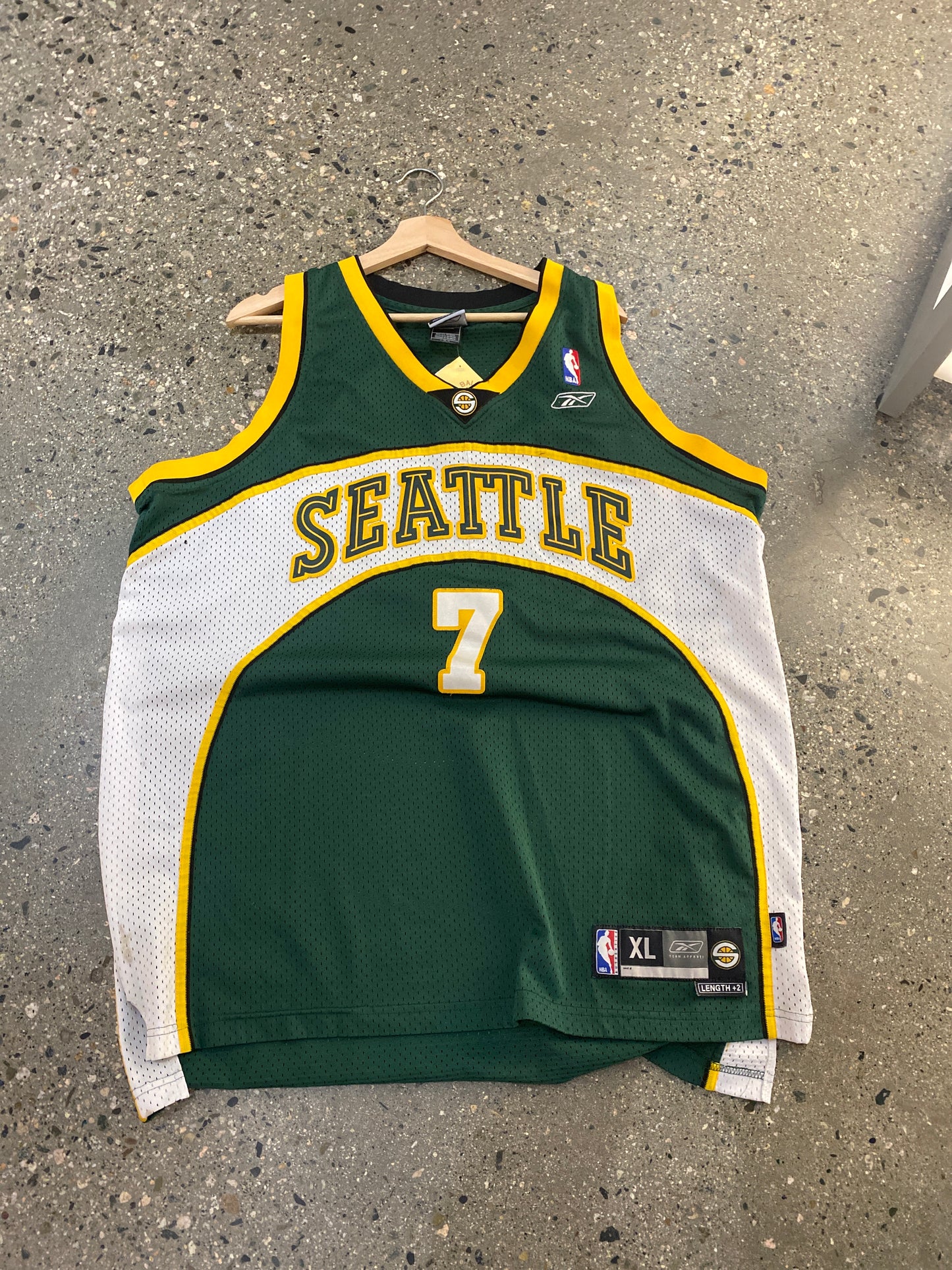 (XL) Vintage Reebok Seattle SuperSonics Rashard Lewis Jersey