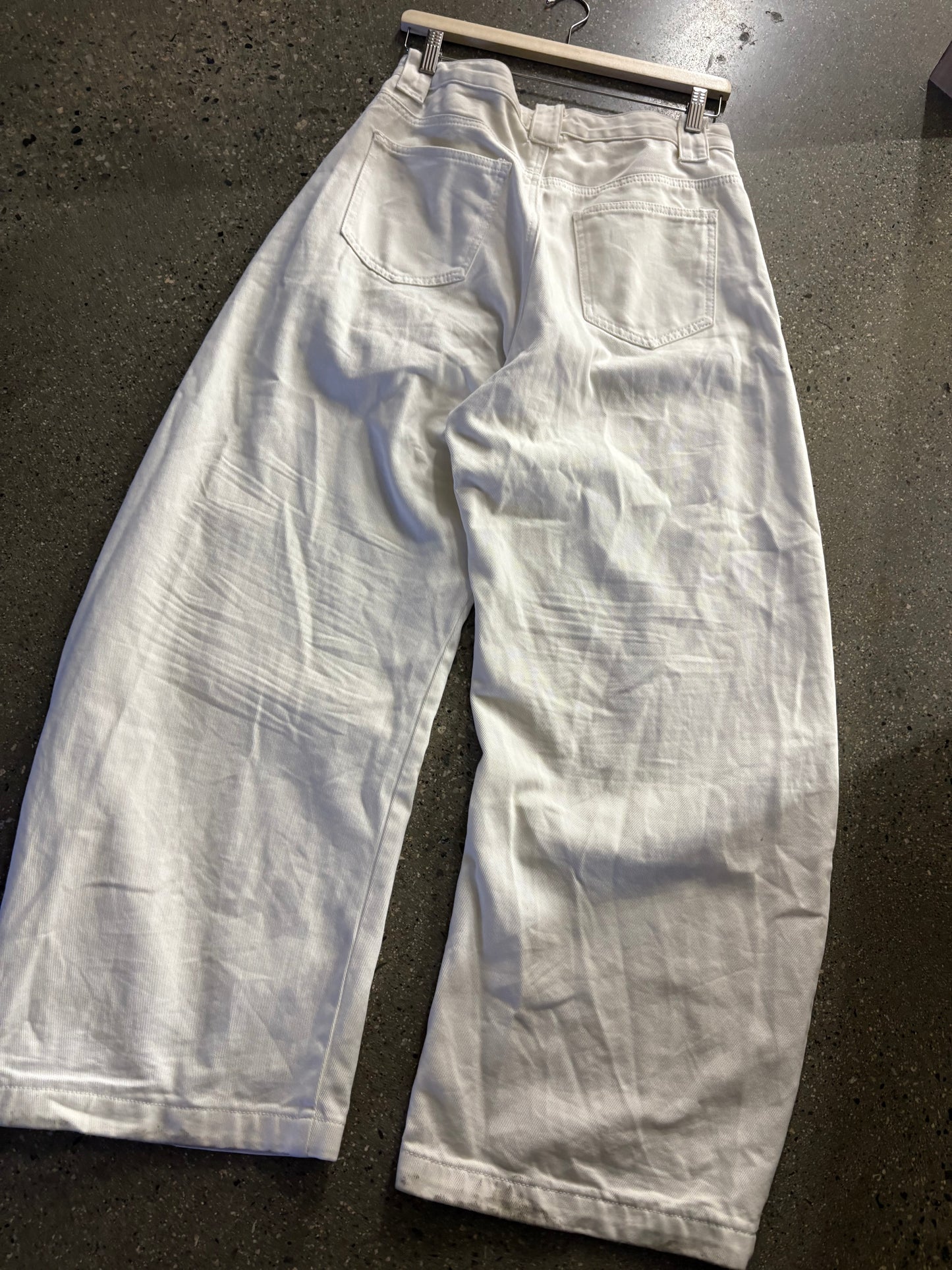 Tzkille Wide Leg Barrel Denim