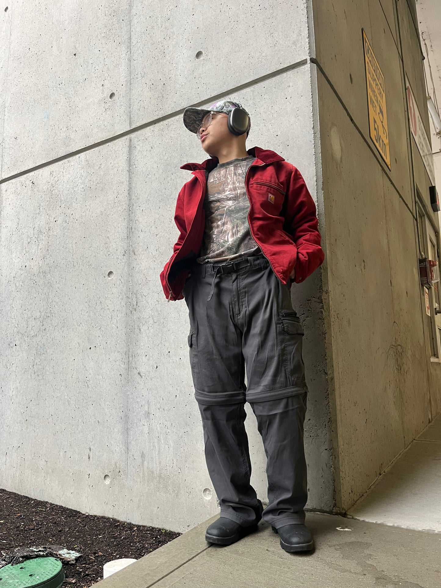 (34”) Vintage Grey Cargos