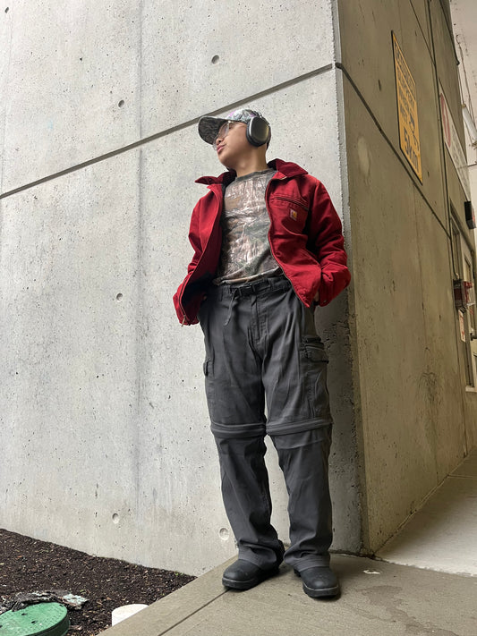 (34”) Vintage Grey Cargos