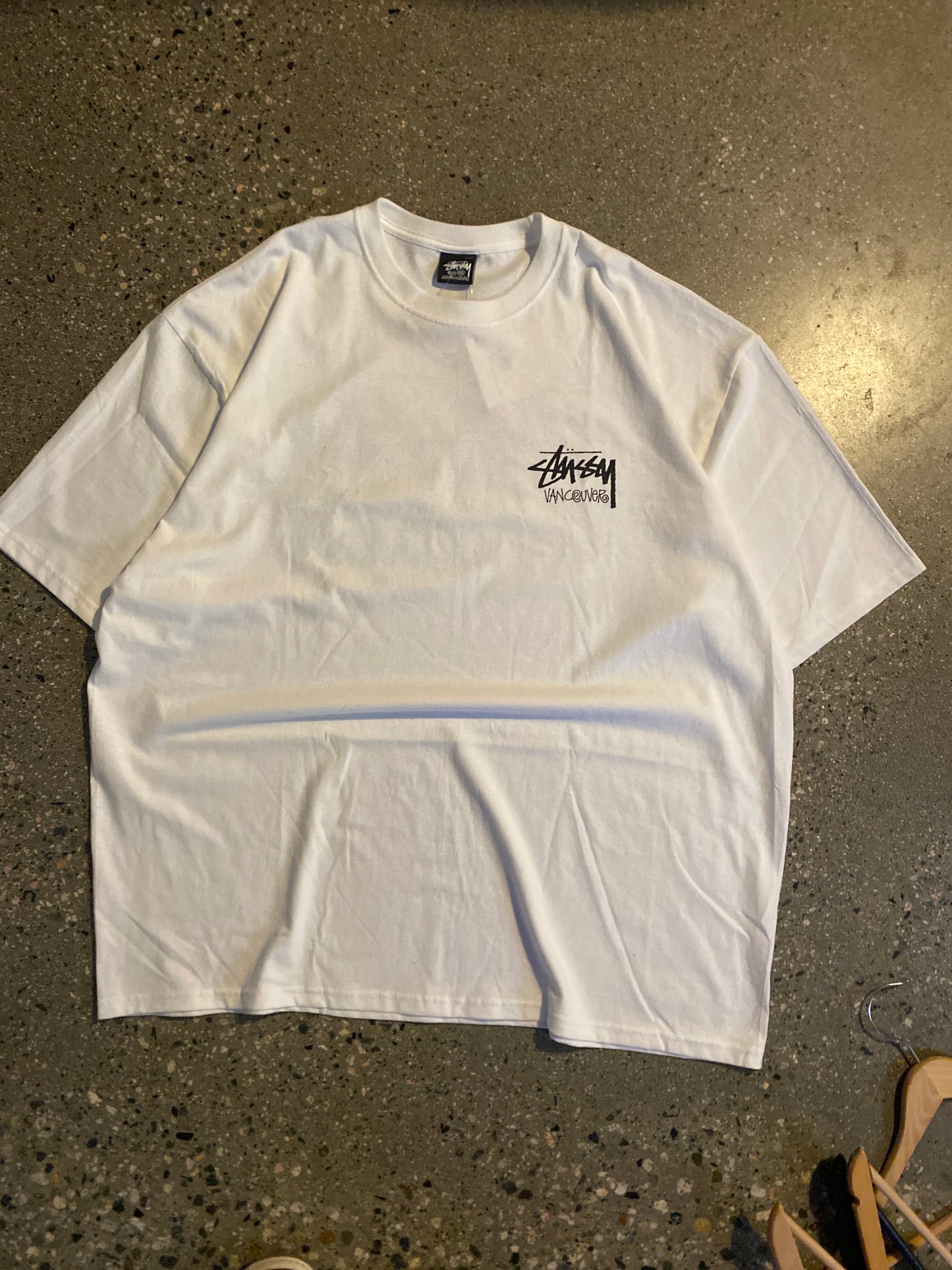 (2X) BNWT Stussy Vancouver Tee ( tear on shoulder )