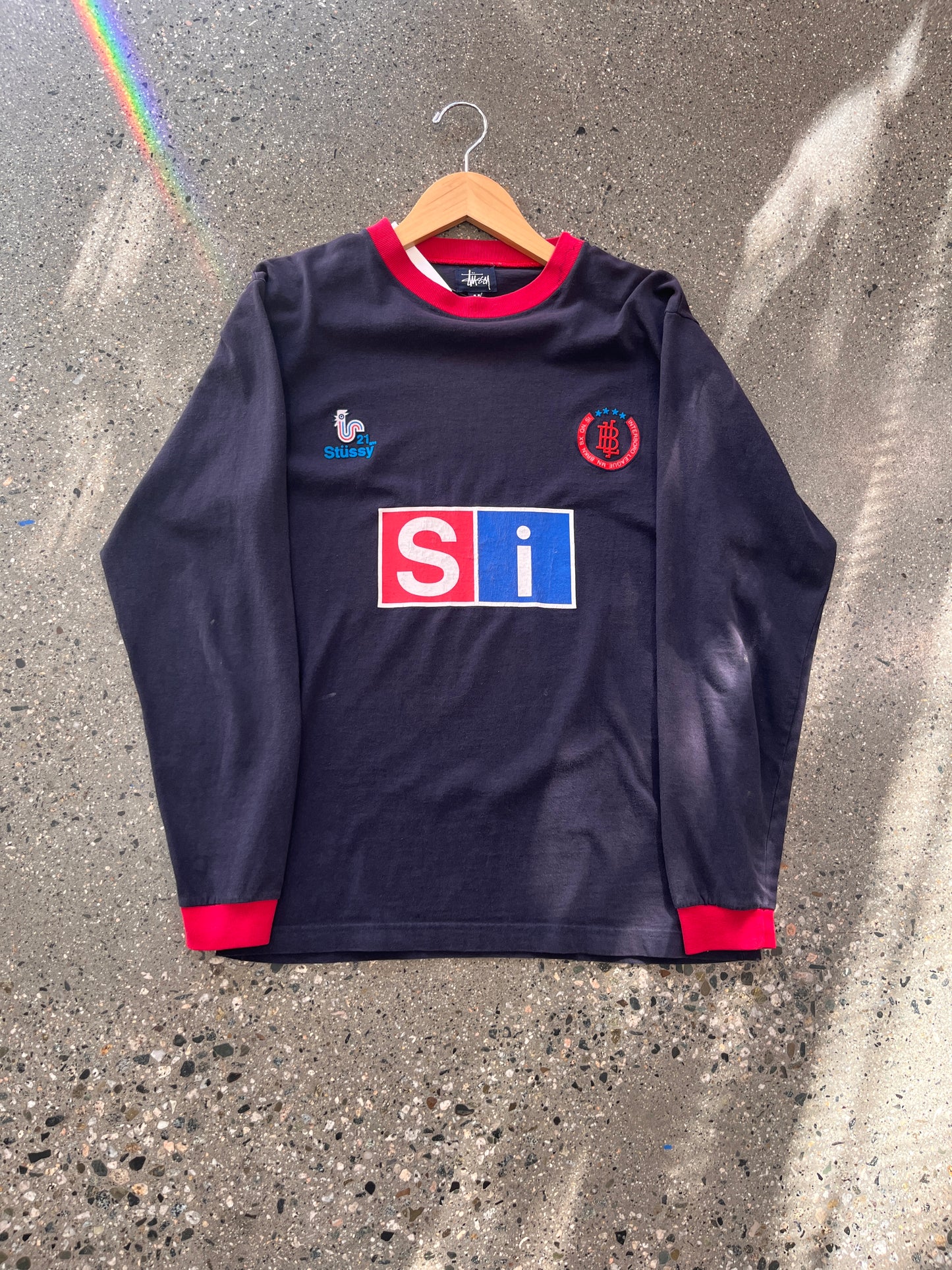 (M) 1990s Stussy Interboro League LS