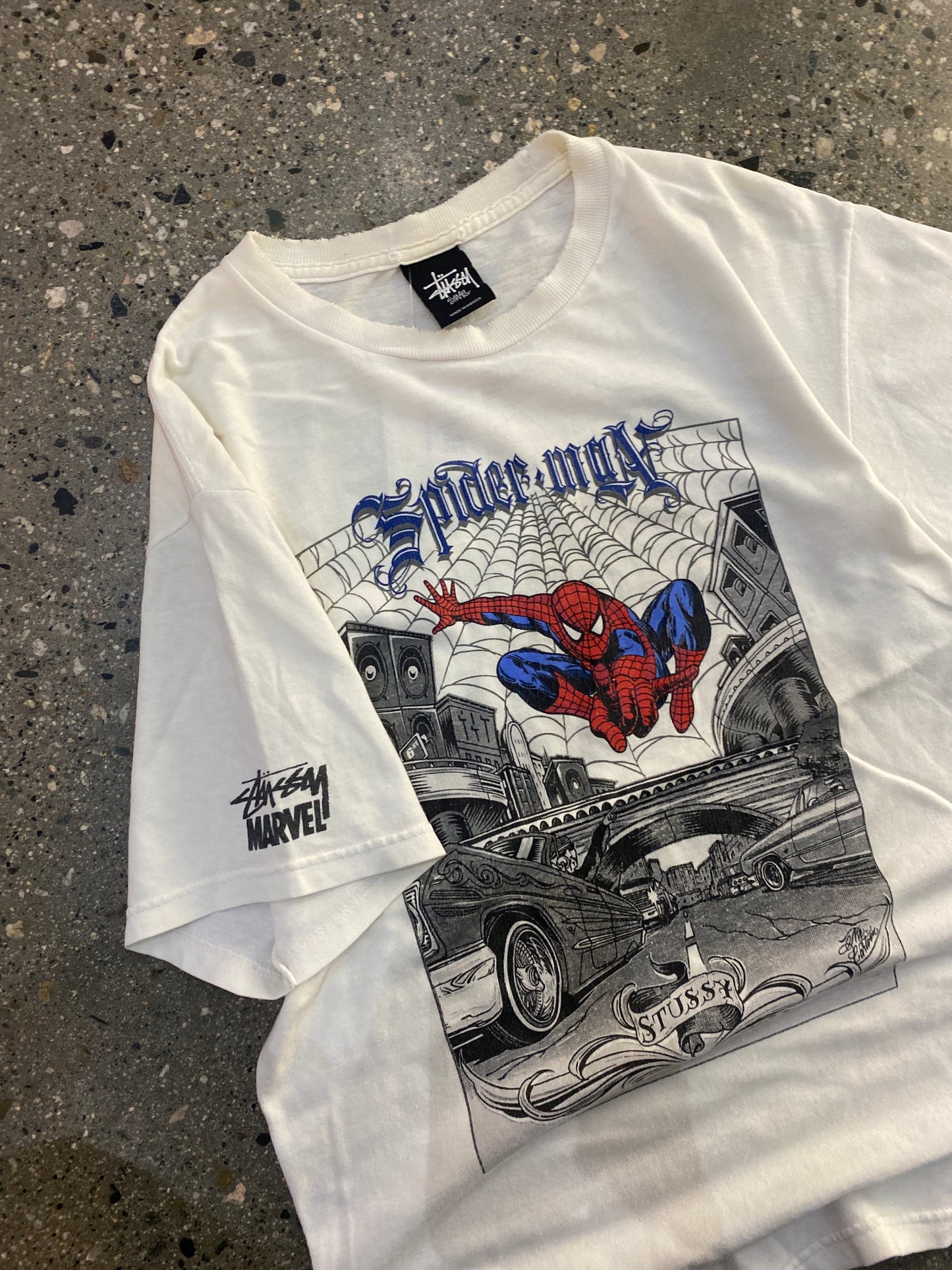(S) Stussy x Marvel Spider-Man Rare Tee