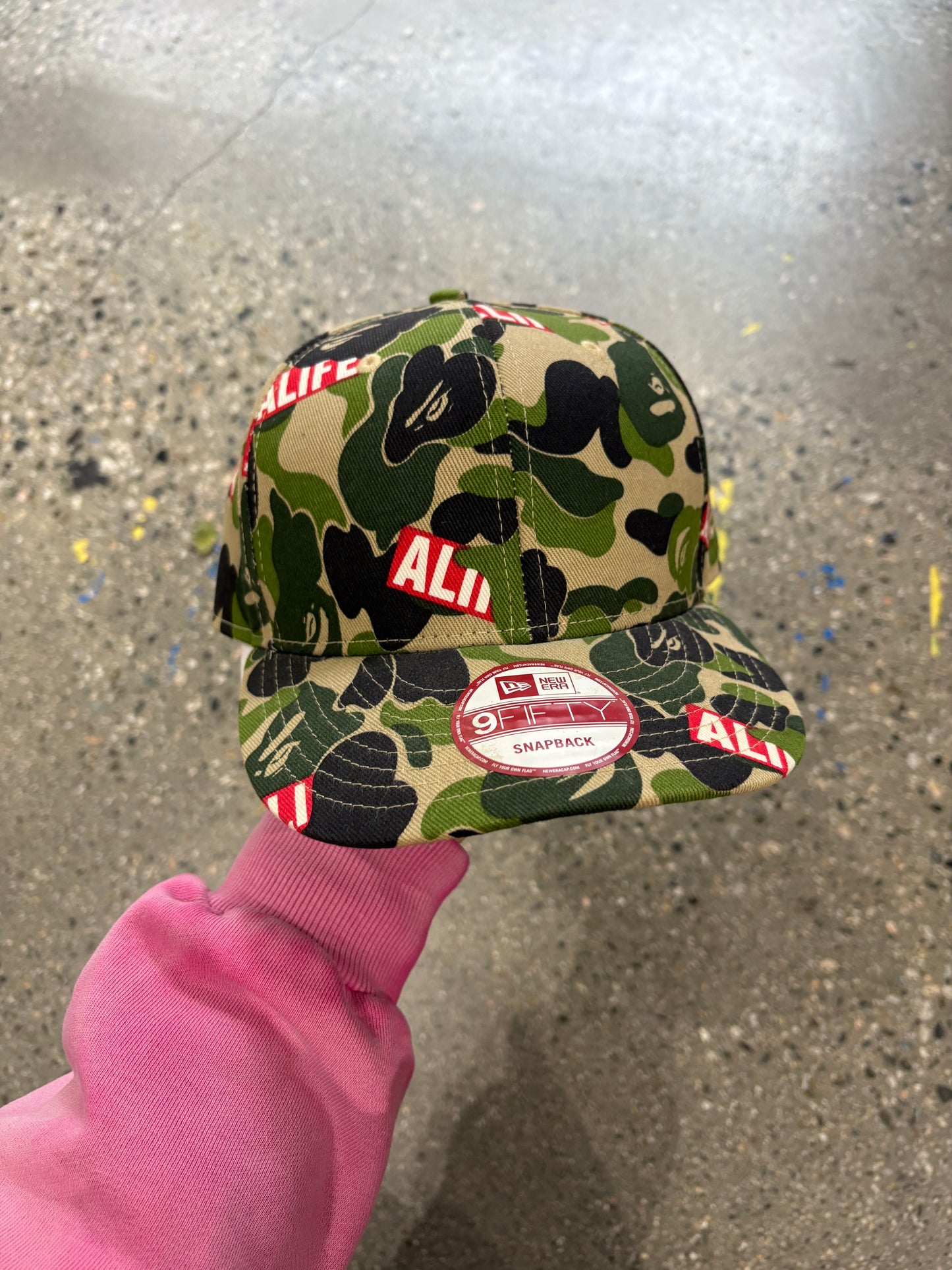 (OS) alife x bape x new era trucker