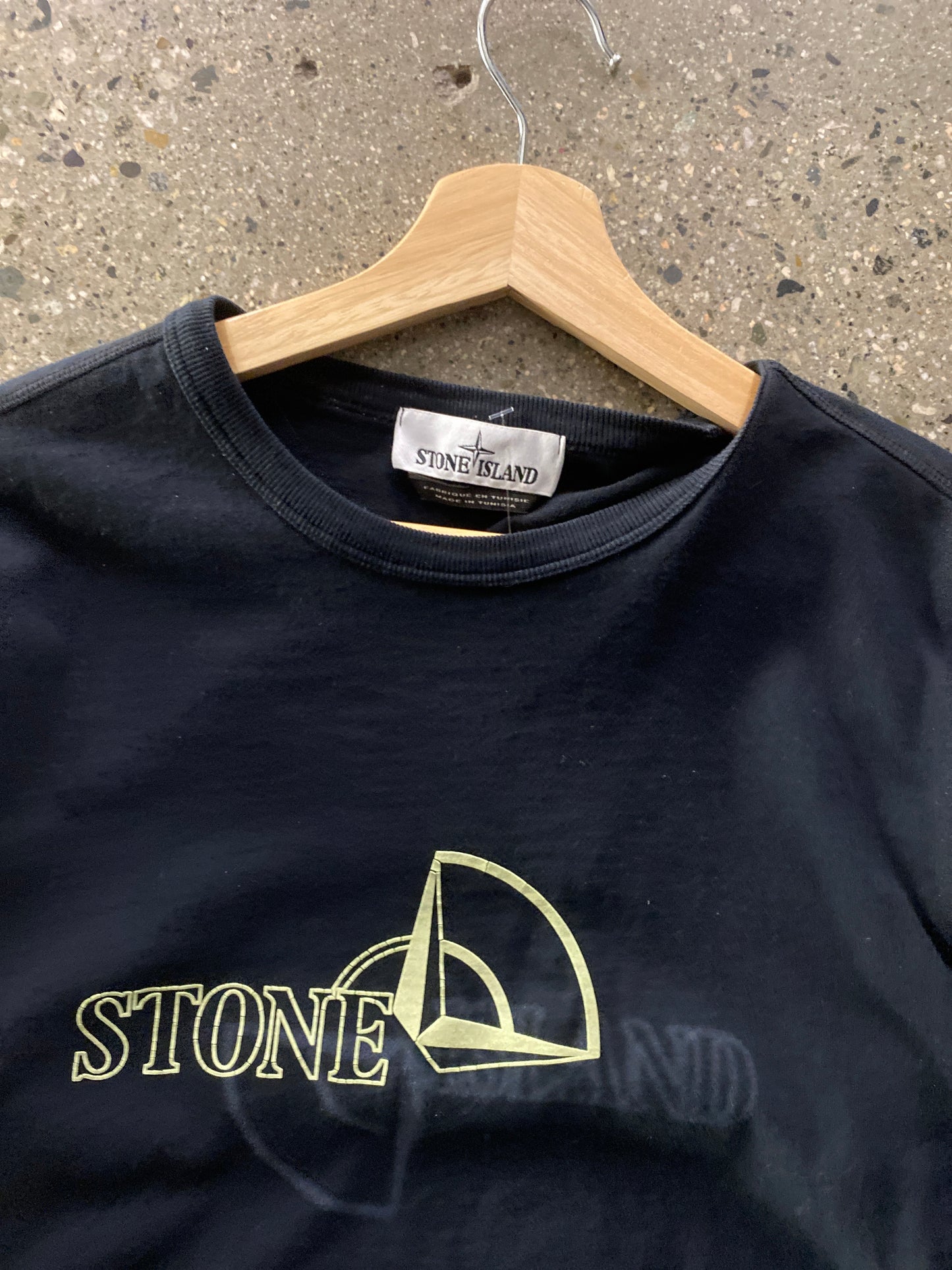(M) Stone Island Black Tee