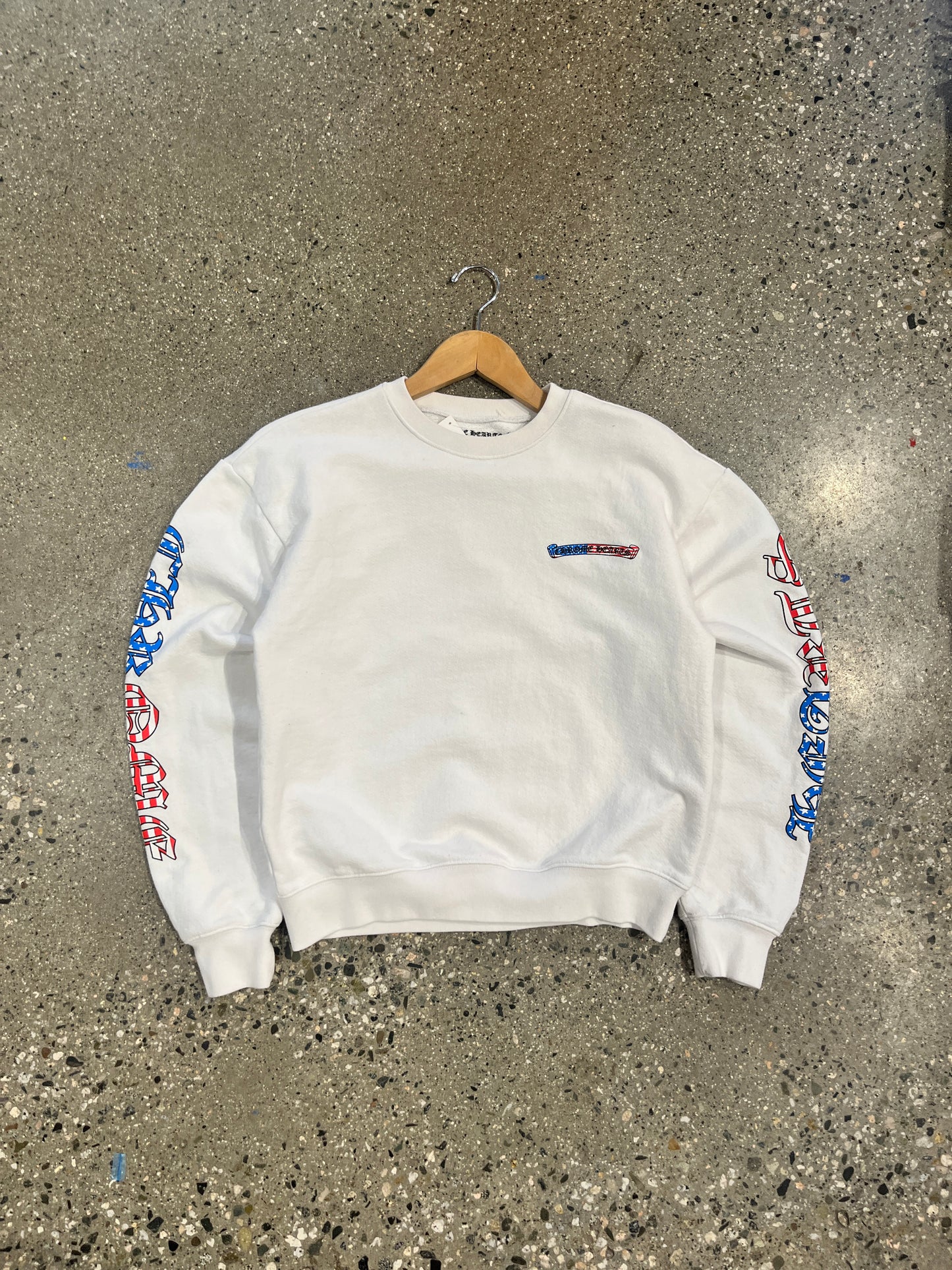 (XS/S) Chrome Hearts Matty Boy America Scroll Script - Made in USA