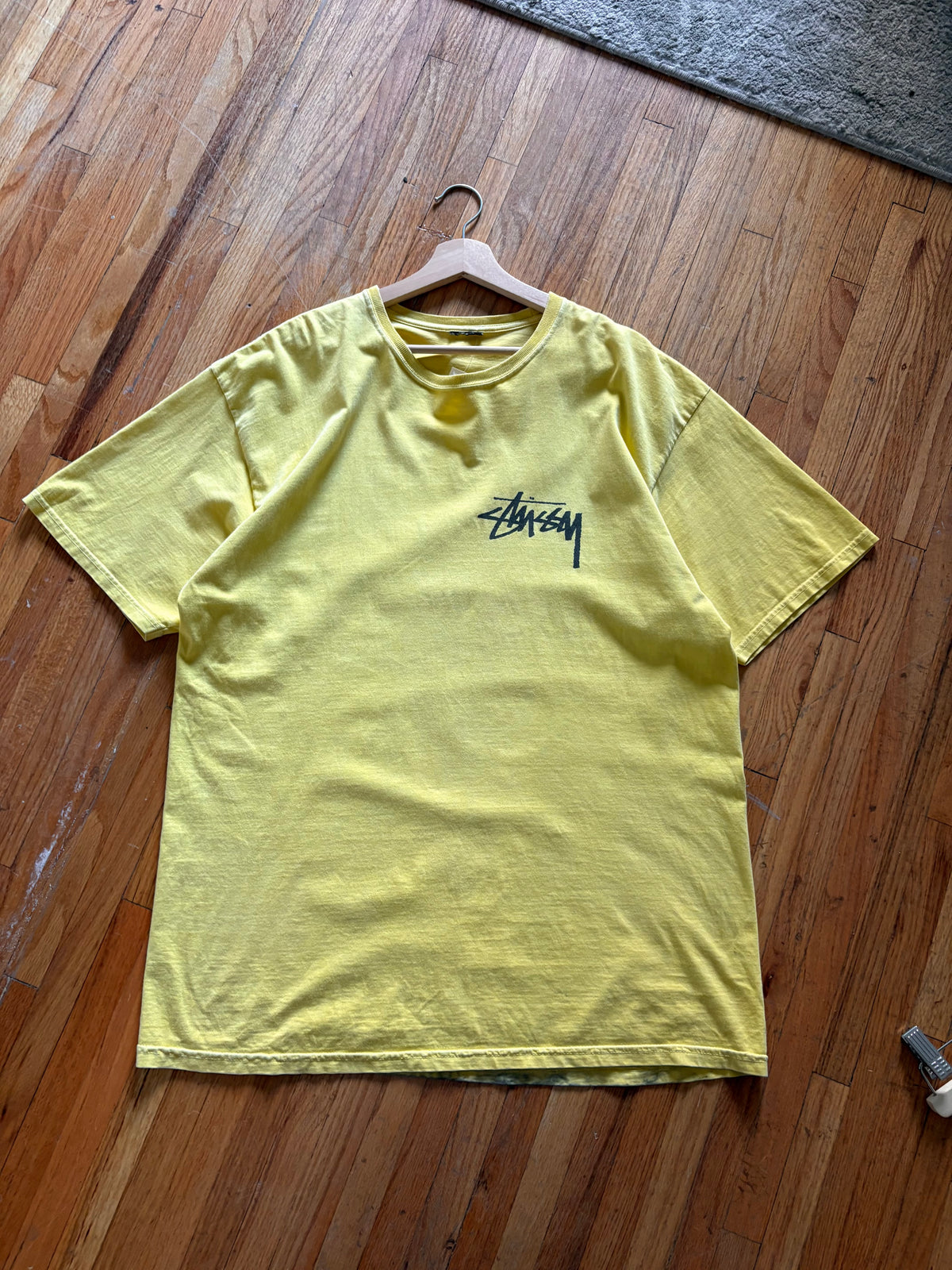 (L) Stussy Yellow Tee *As Is