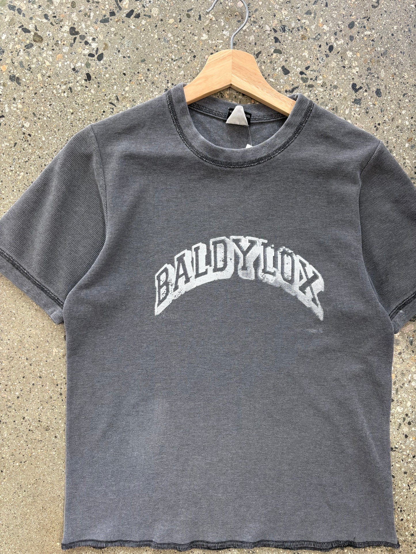 (S) Baldy 1/1 Waffle Knit Tee