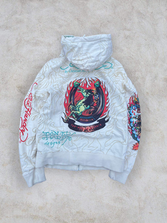 (M) Womens Ed Hardy Zip Up Hoodie