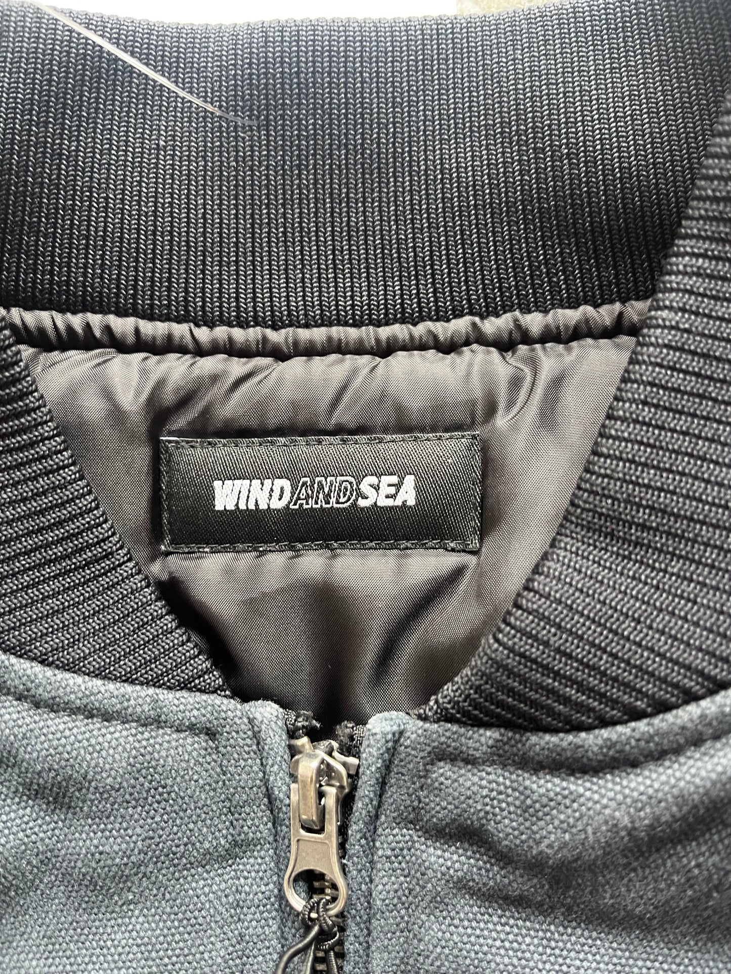 (L) BNWT Wind & Sea Canvas Bomber Jacket