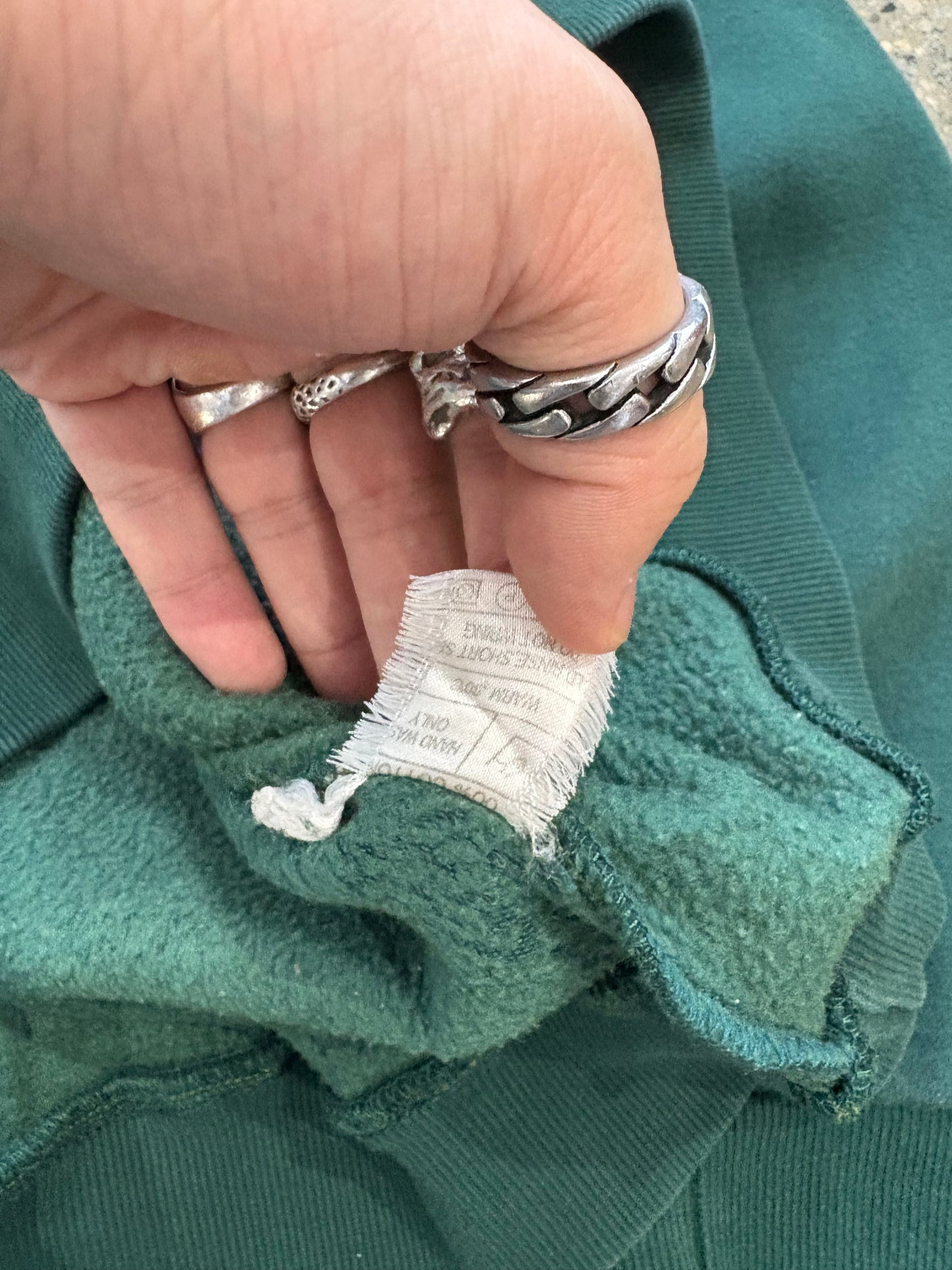 (S/M) Hunter Green Burberry crewneck