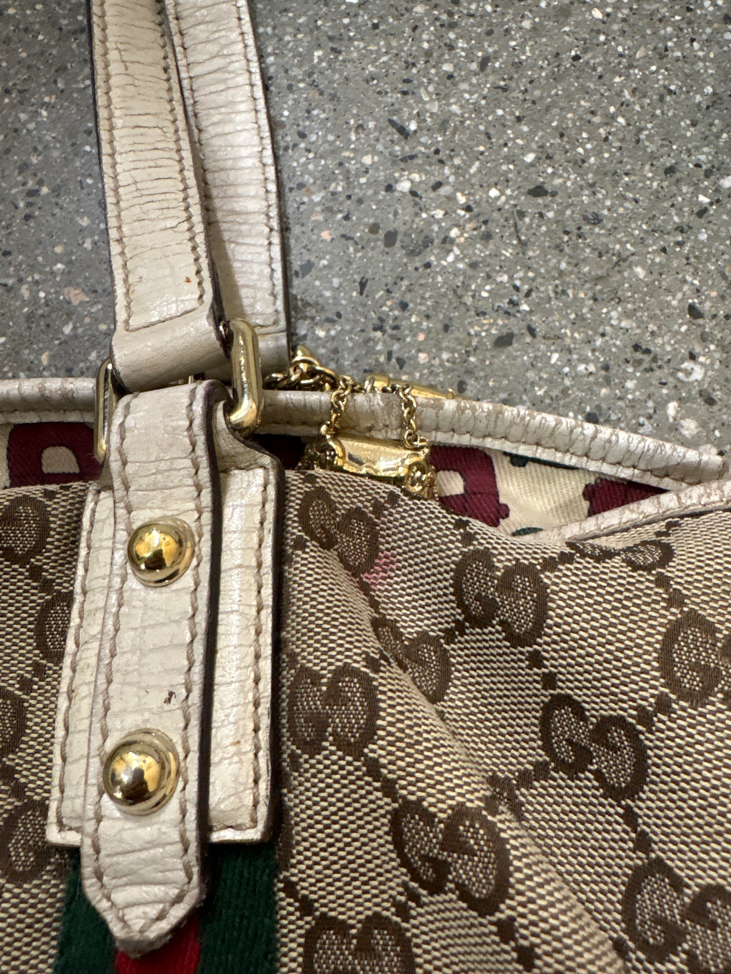 (OS) Gucci Sherry Line Tote Bag — (As is)