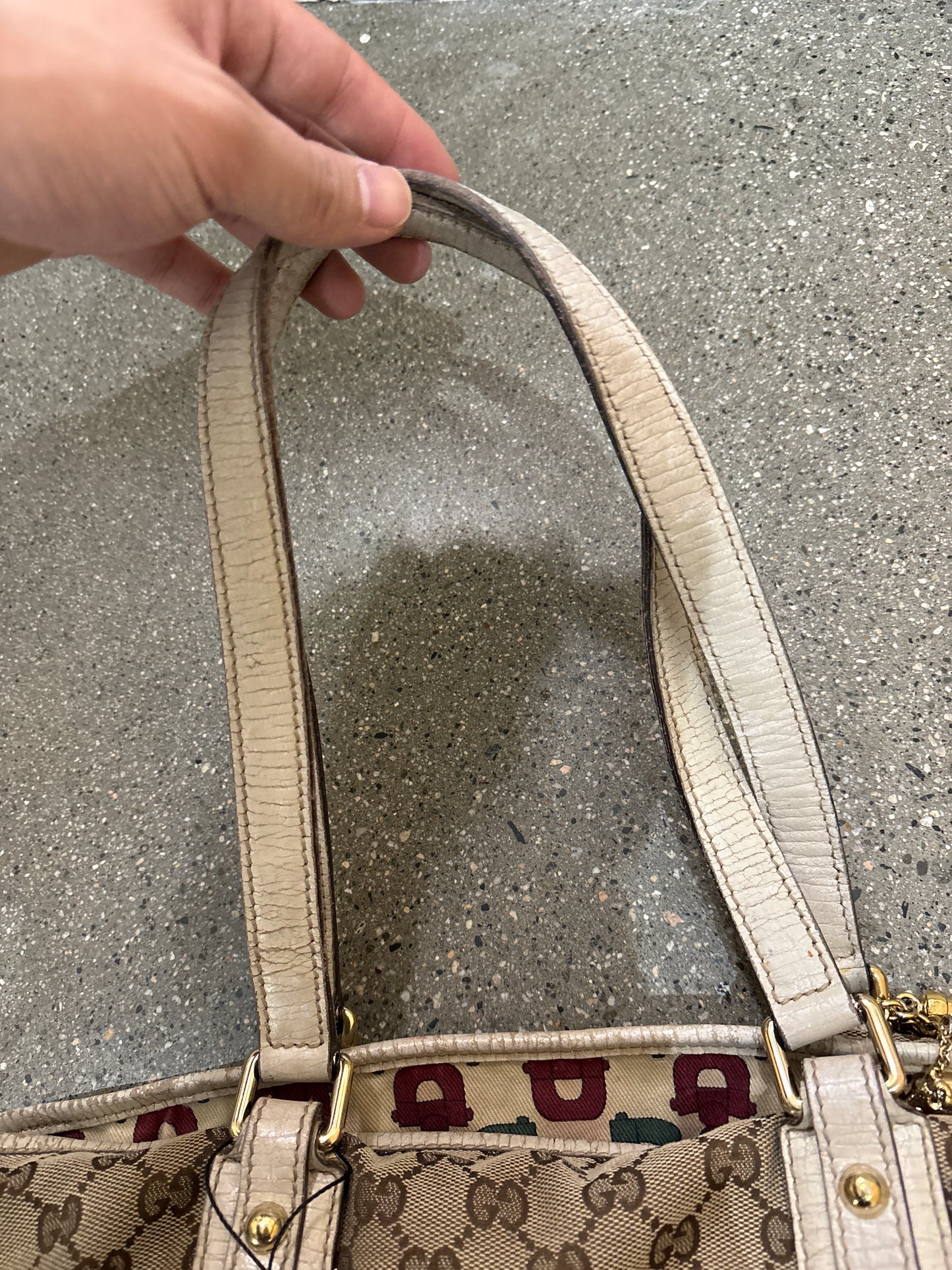 (OS) Gucci Sherry Line Tote Bag — (As is)