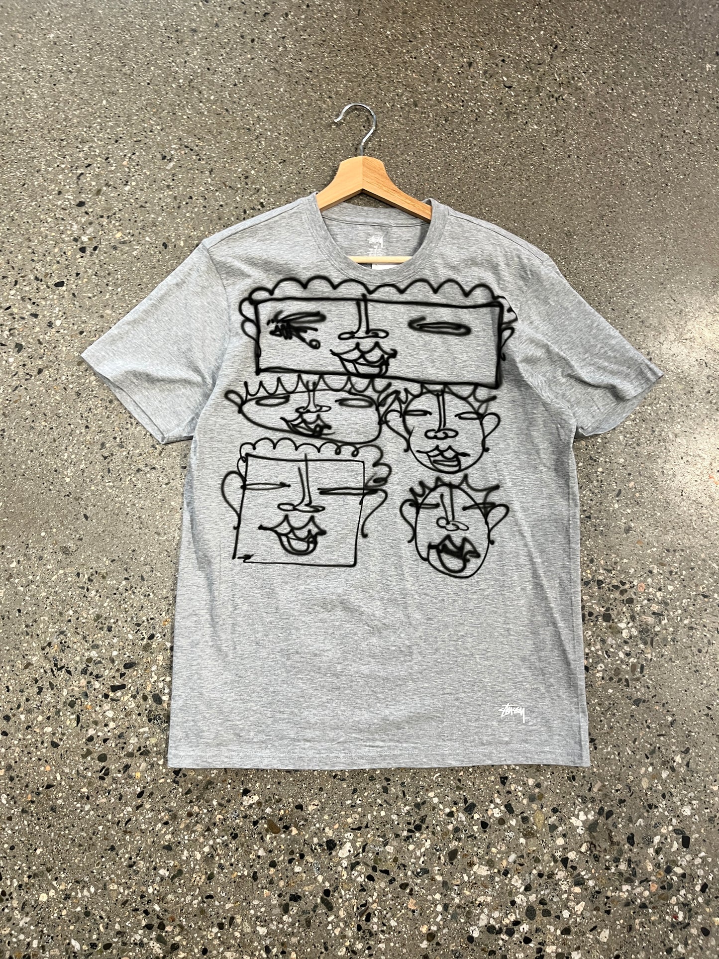 (M) Stussy 1/1 Graffiti Tee