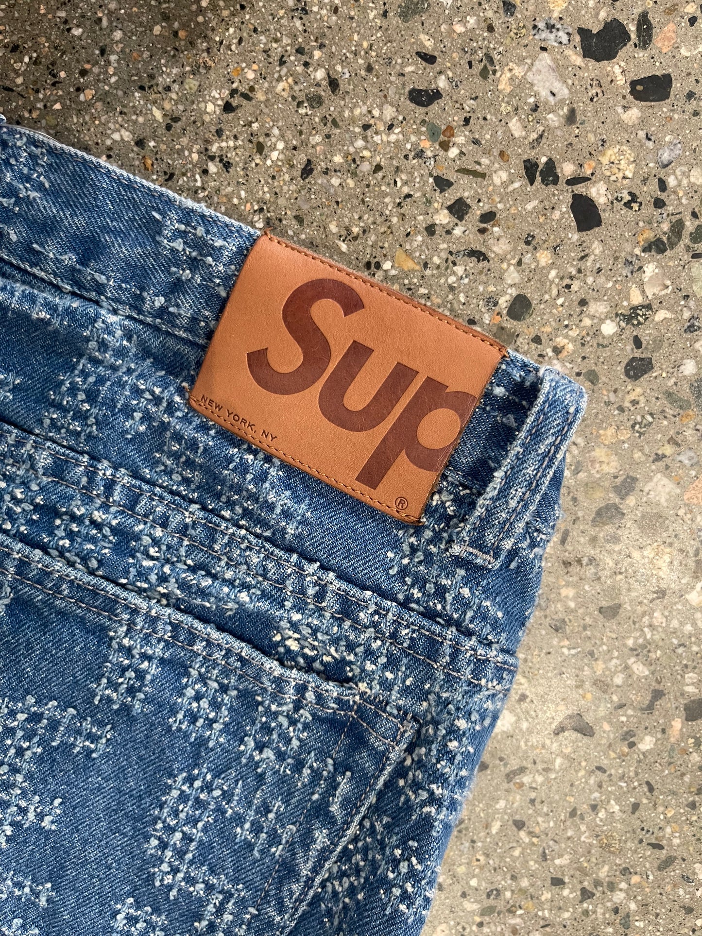 (32”) Supreme Needle Punch Regular Jean
