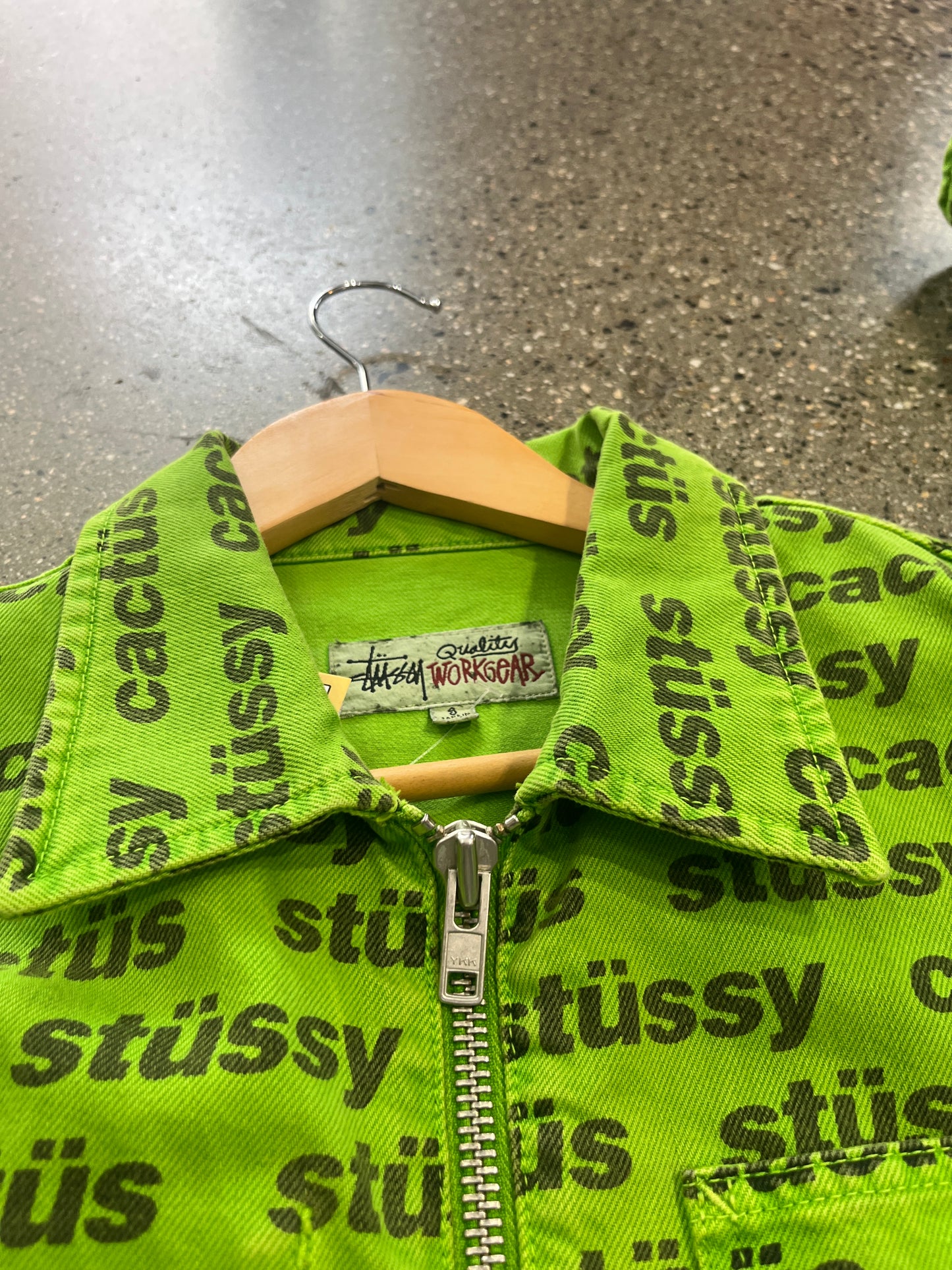 (S) Stüssy x Cactus Plant Flea Market Zip Work Jacket
