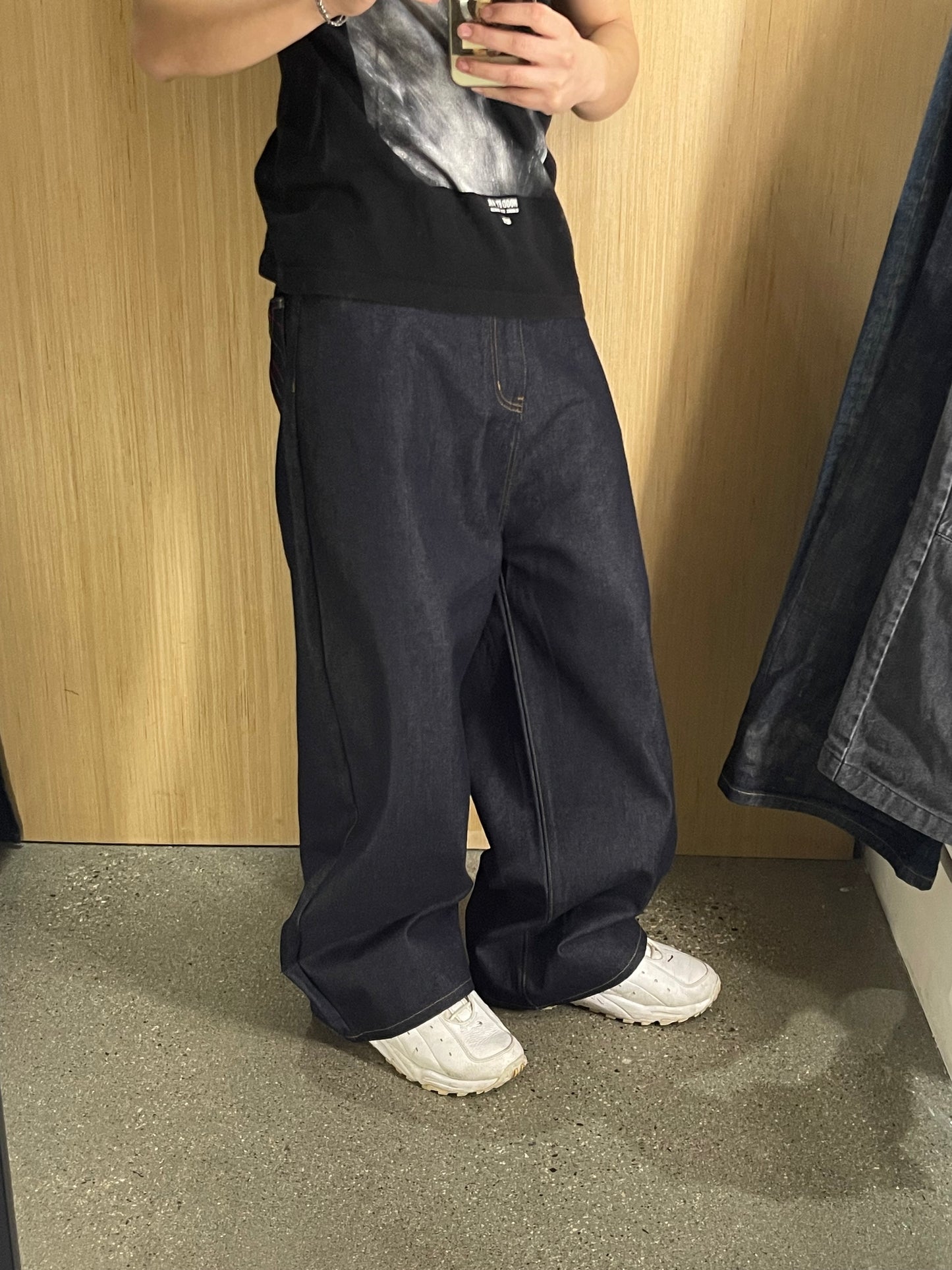 (32”) Davril Supply Raw Baggy Denim