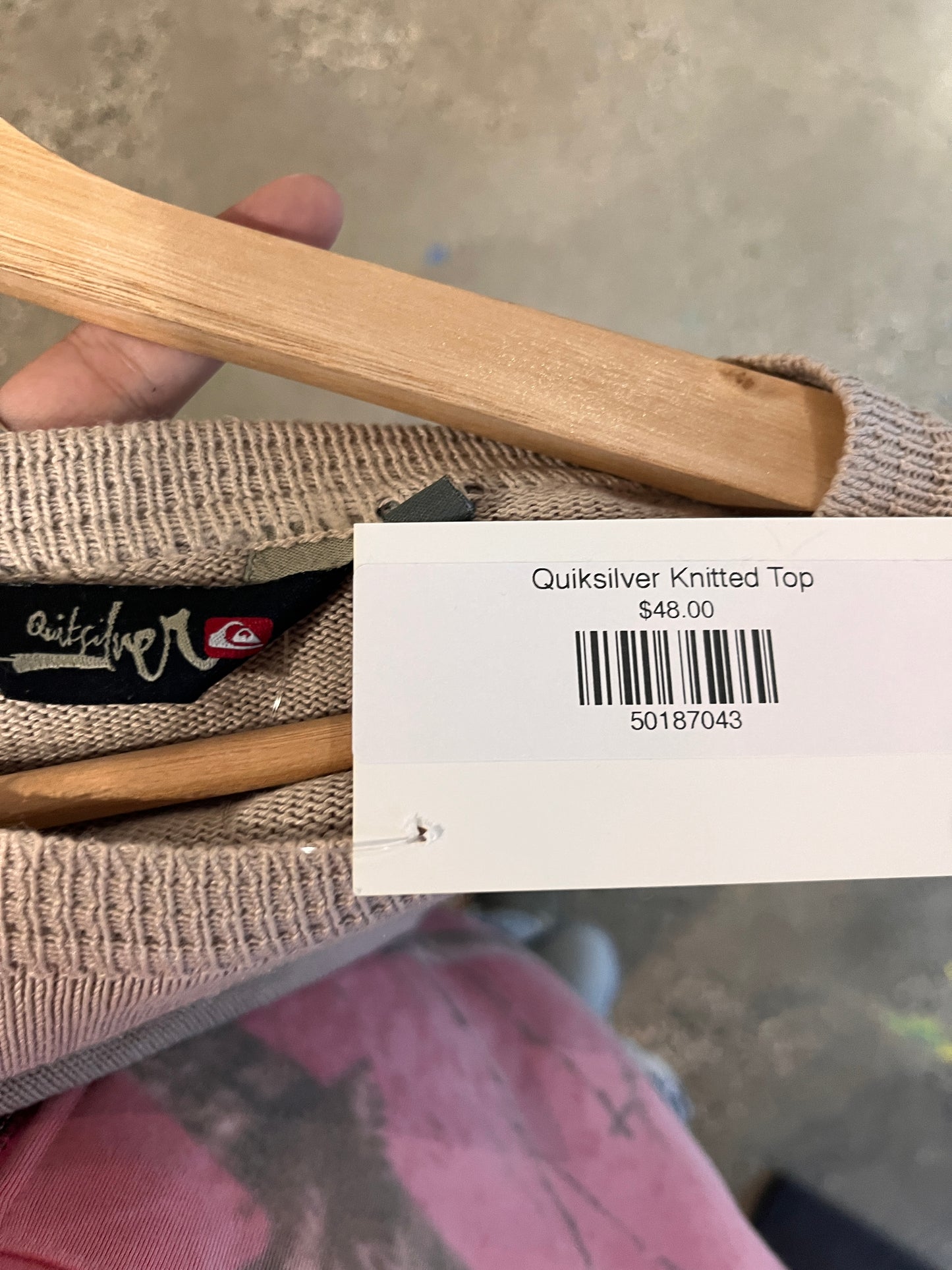 (M/L) Quiksilver Knitted Top