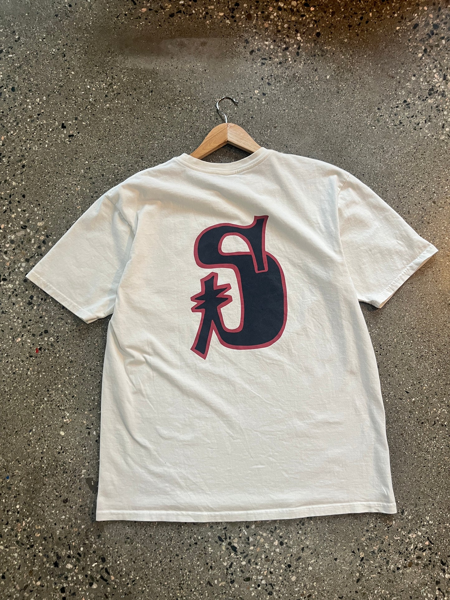 (L) Stussy “S” Tee
