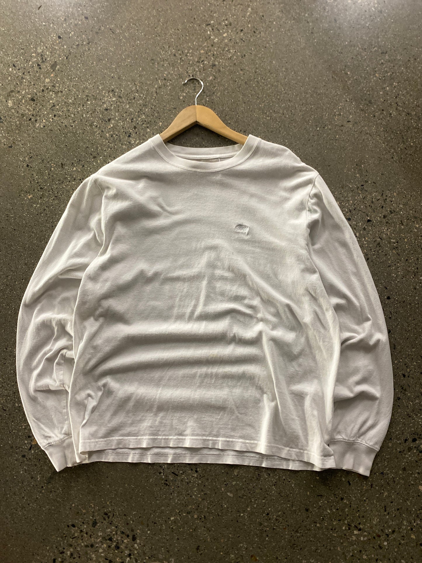 (M/L) Stussy White LS