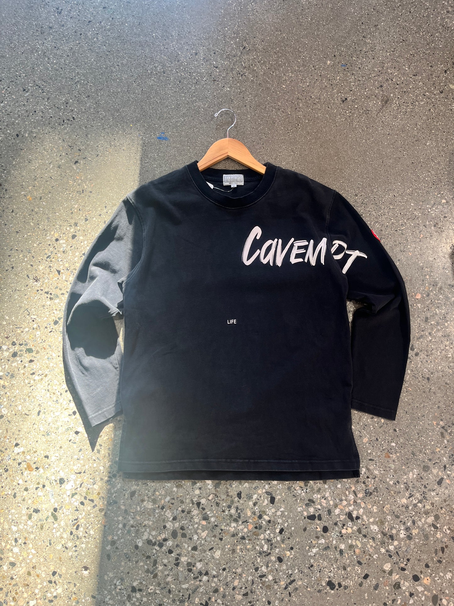 (M) Cav Empt Black LS