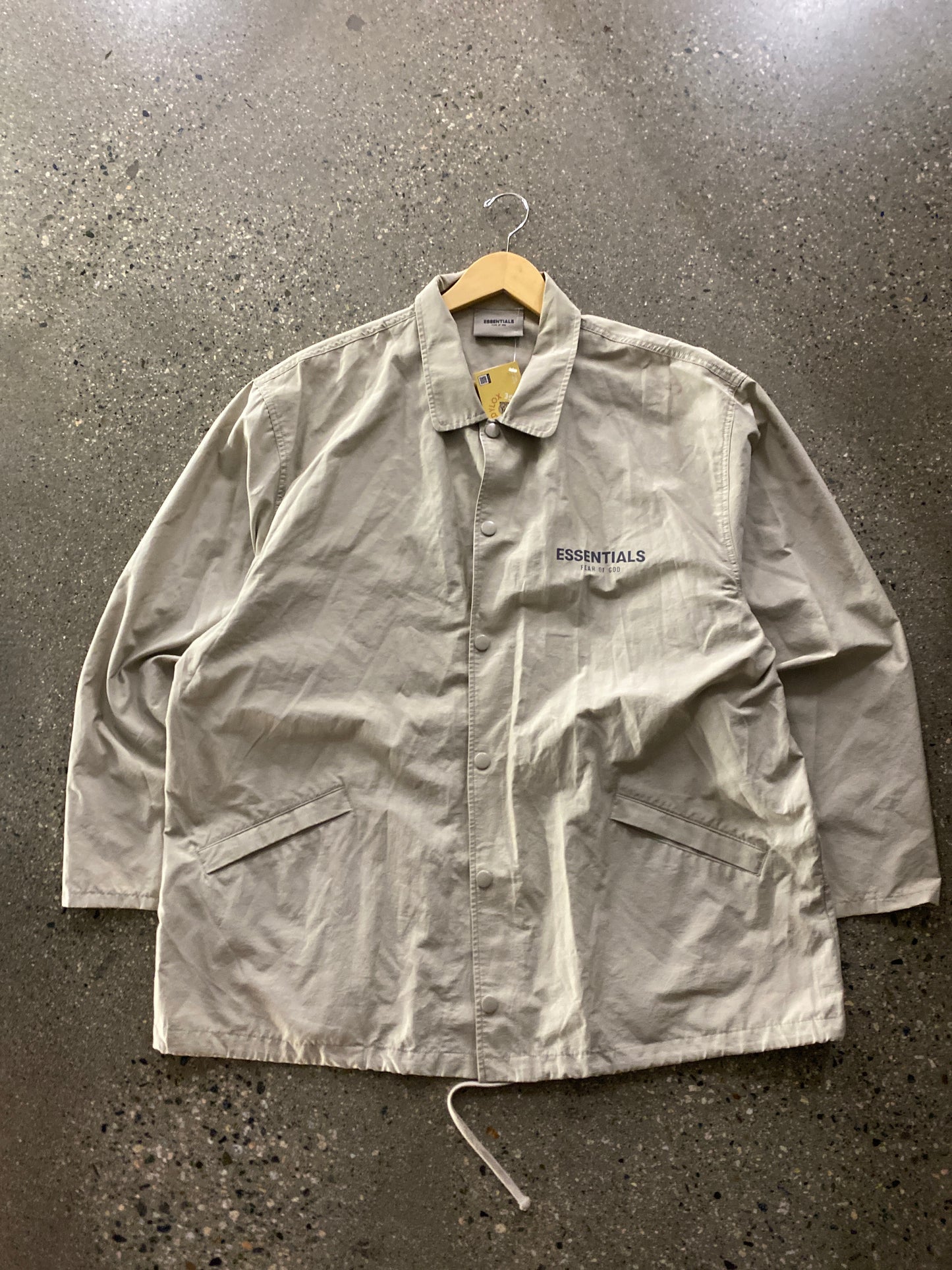 (L/XL) Essentials Fear of God Coach Jacket