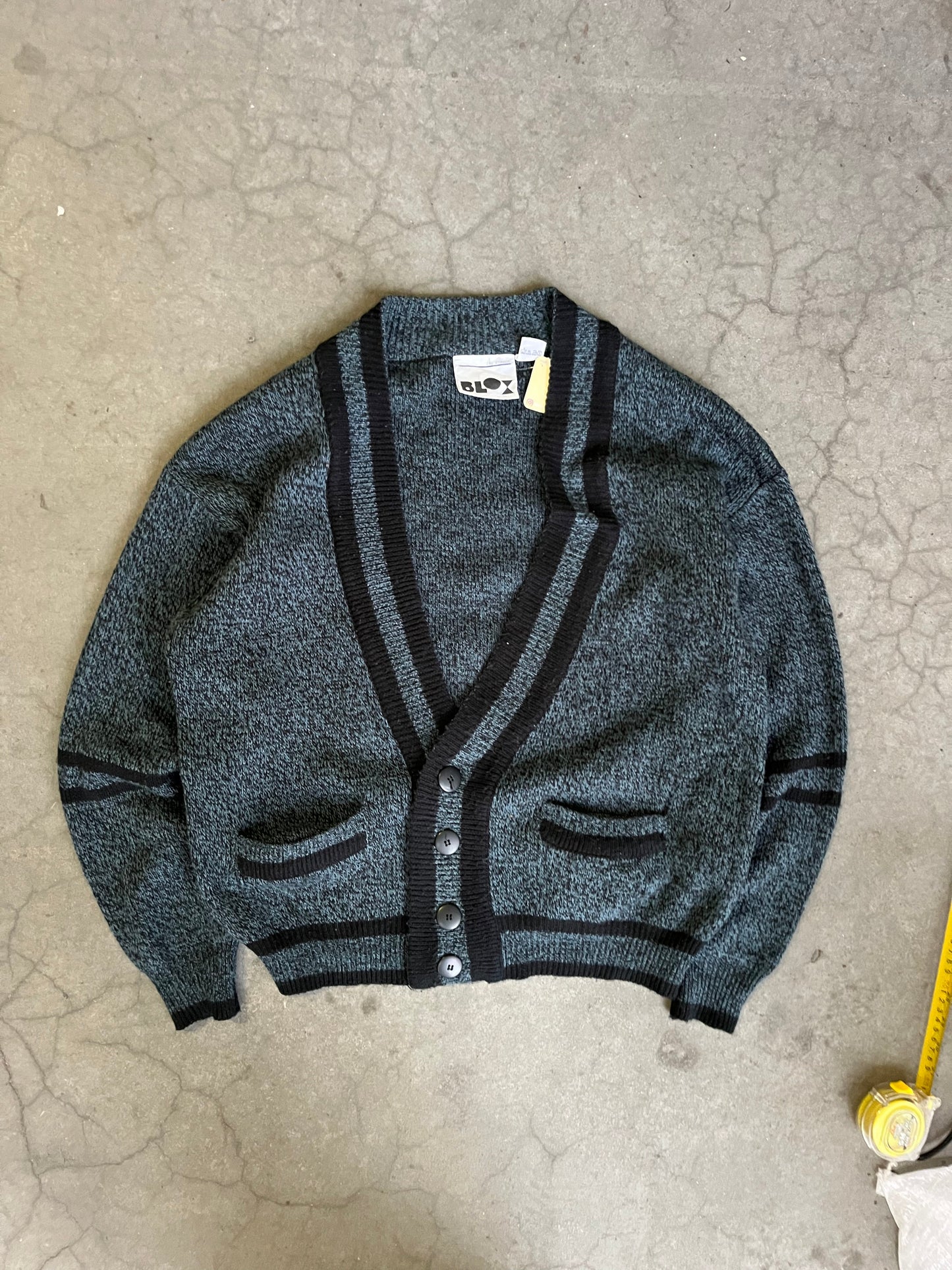 (M/L) 90s Blox Cardigan Knit ~