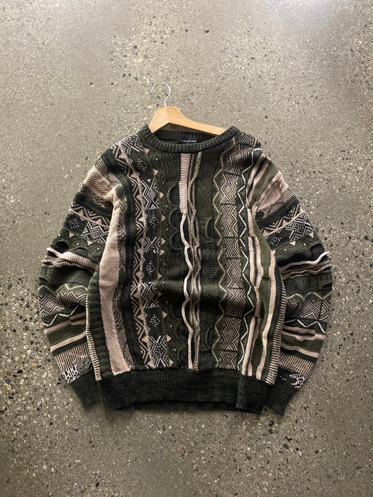 (M/L) CM29 - Cotton On Garments 3D Knit Hunter Green ( as is )