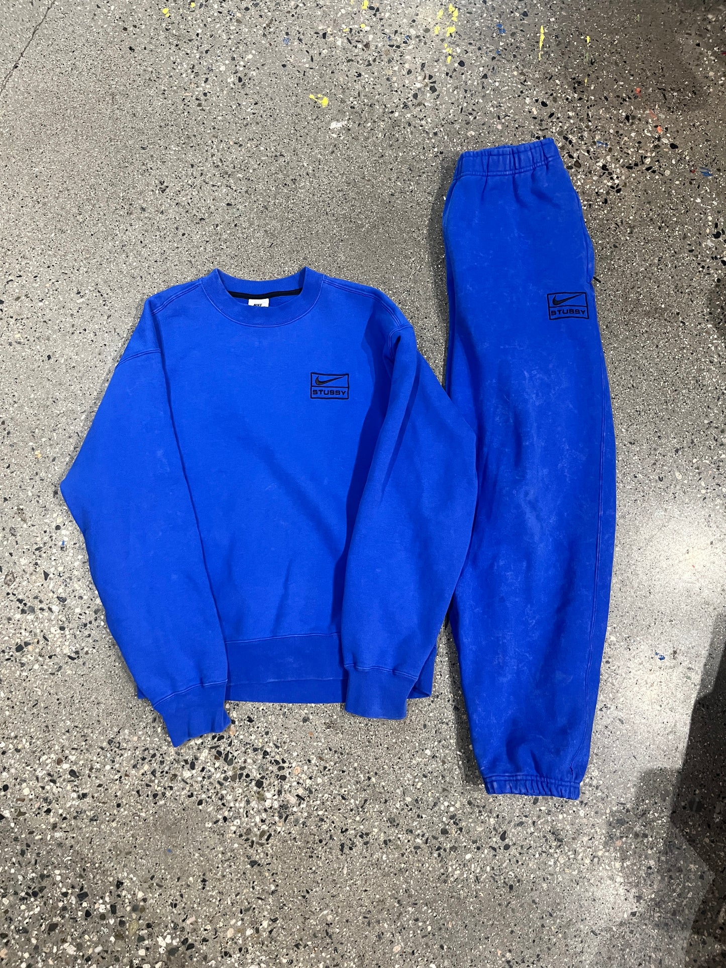(S) Stussy x Nike Blue Set