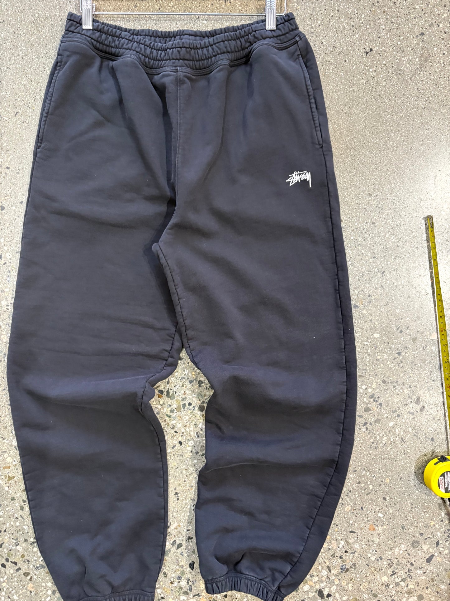 (L) Stüssy Black Script Sweats