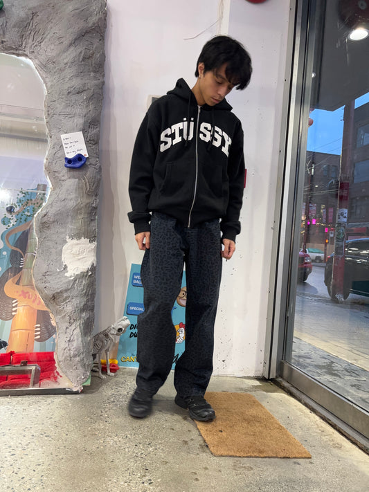 (S) Stussy Dark Leopard Bottoms
