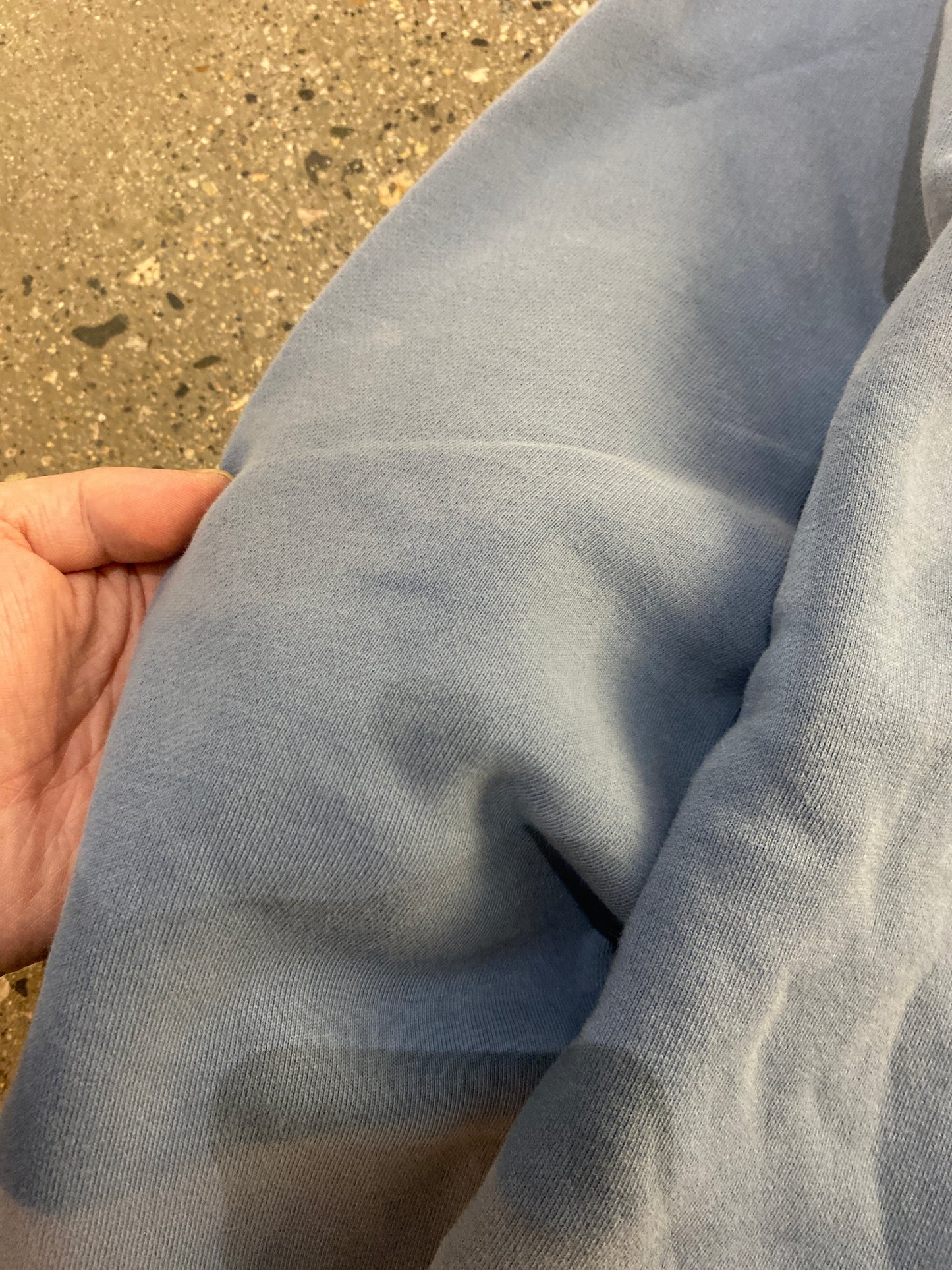 (M/L) Stussy Sunfaded Blue Doublesided Hoodie