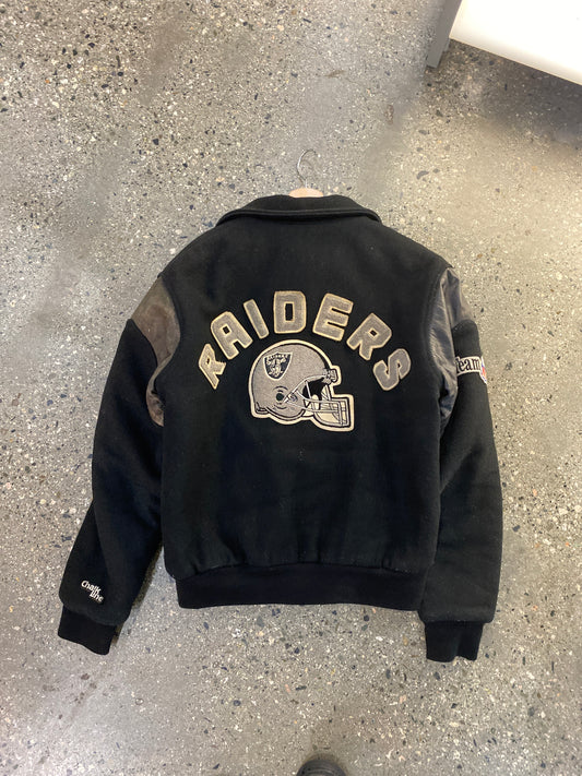 (M) Vintage Raiders Rare Chalkline Bomber